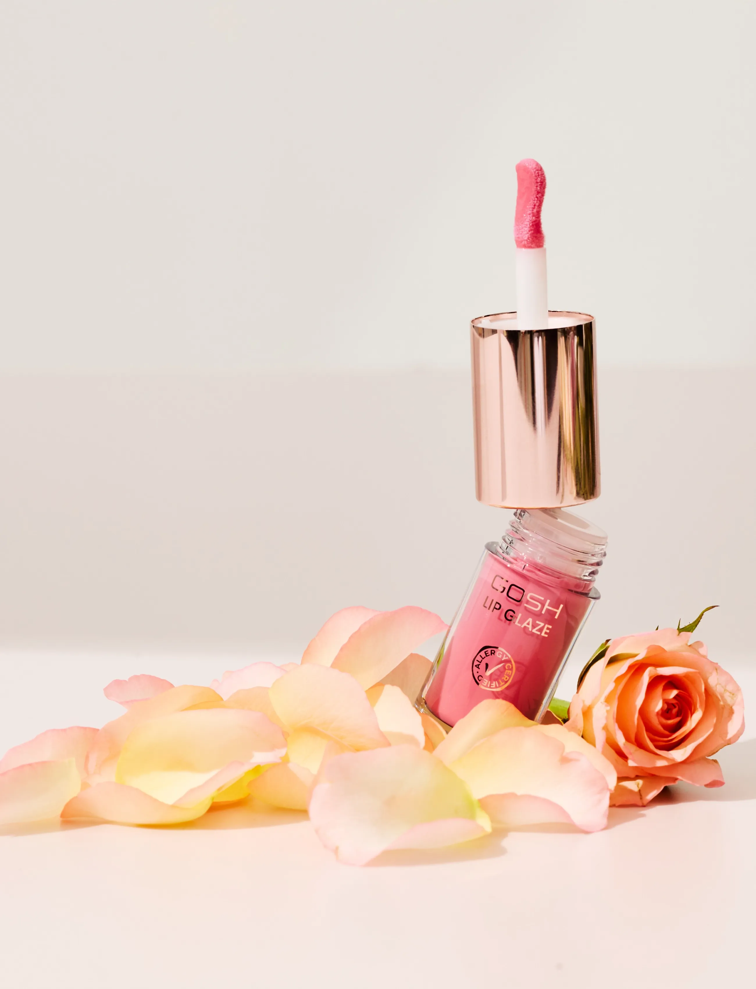 GOSH COPENHAGEN - GOSH LIP GLAZE - 006 soft rose - 5