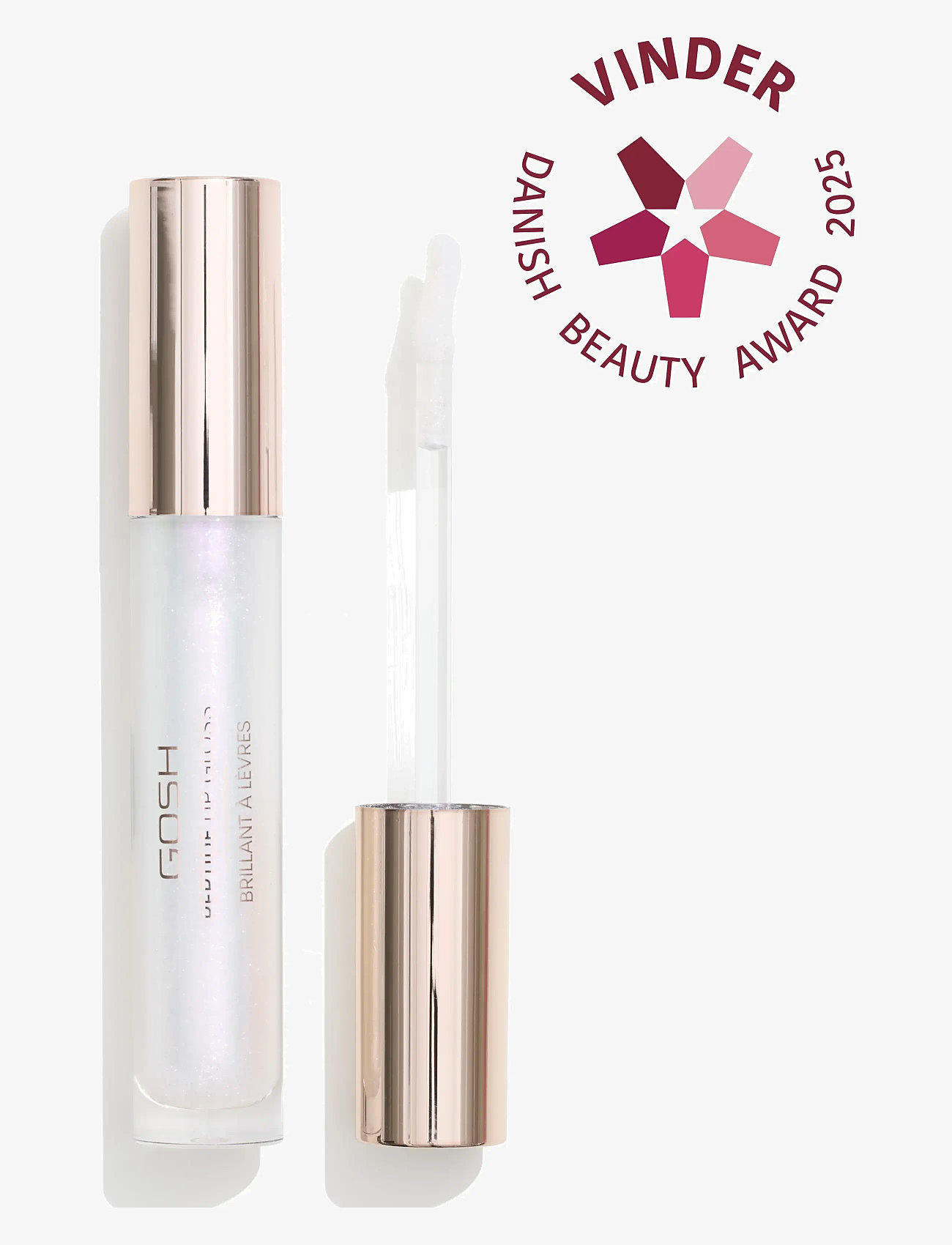GOSH COPENHAGEN - GOSH Peptide Lip Gloss - smink - diamond 001 - 0