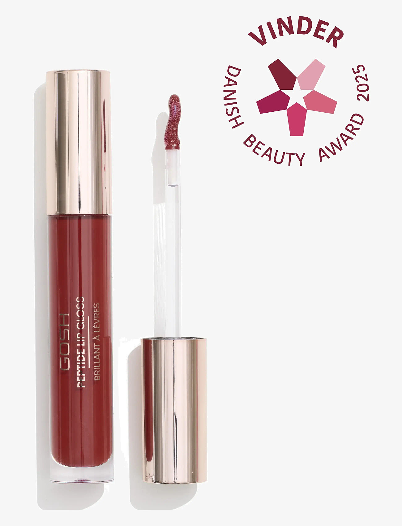 GOSH COPENHAGEN - GOSH Peptide Lip Gloss - makeup - cherry berry 004 - 0