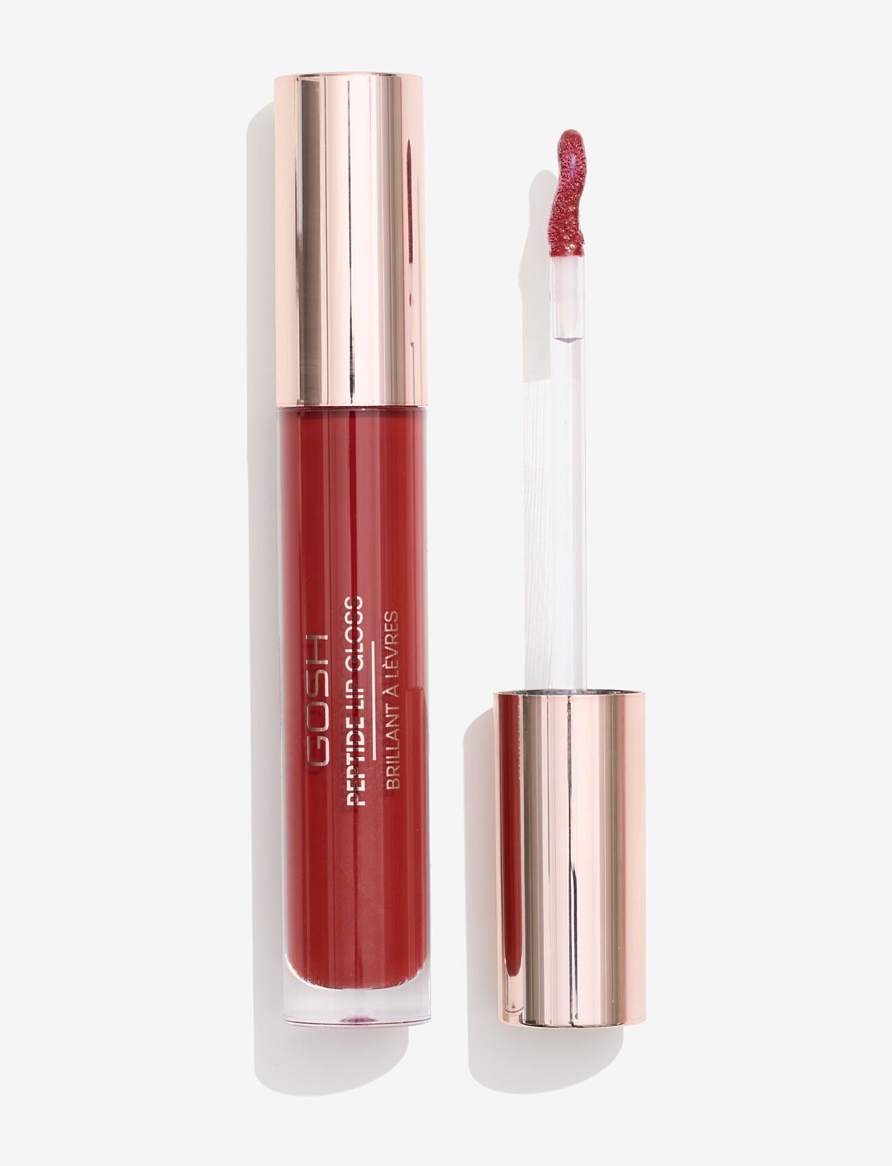 GOSH COPENHAGEN - GOSH Peptide Lip Gloss - förðunarvörur - cherry berry 004 - 1