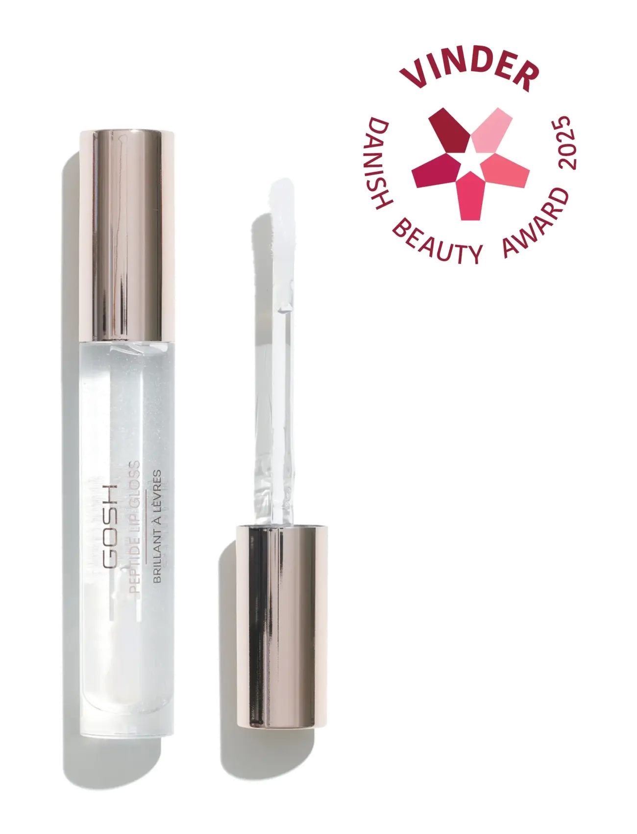 GOSH COPENHAGEN GOSH Peptide Lip Gloss - GOSH COPENHAGEN - TIMELESS 004 / clear