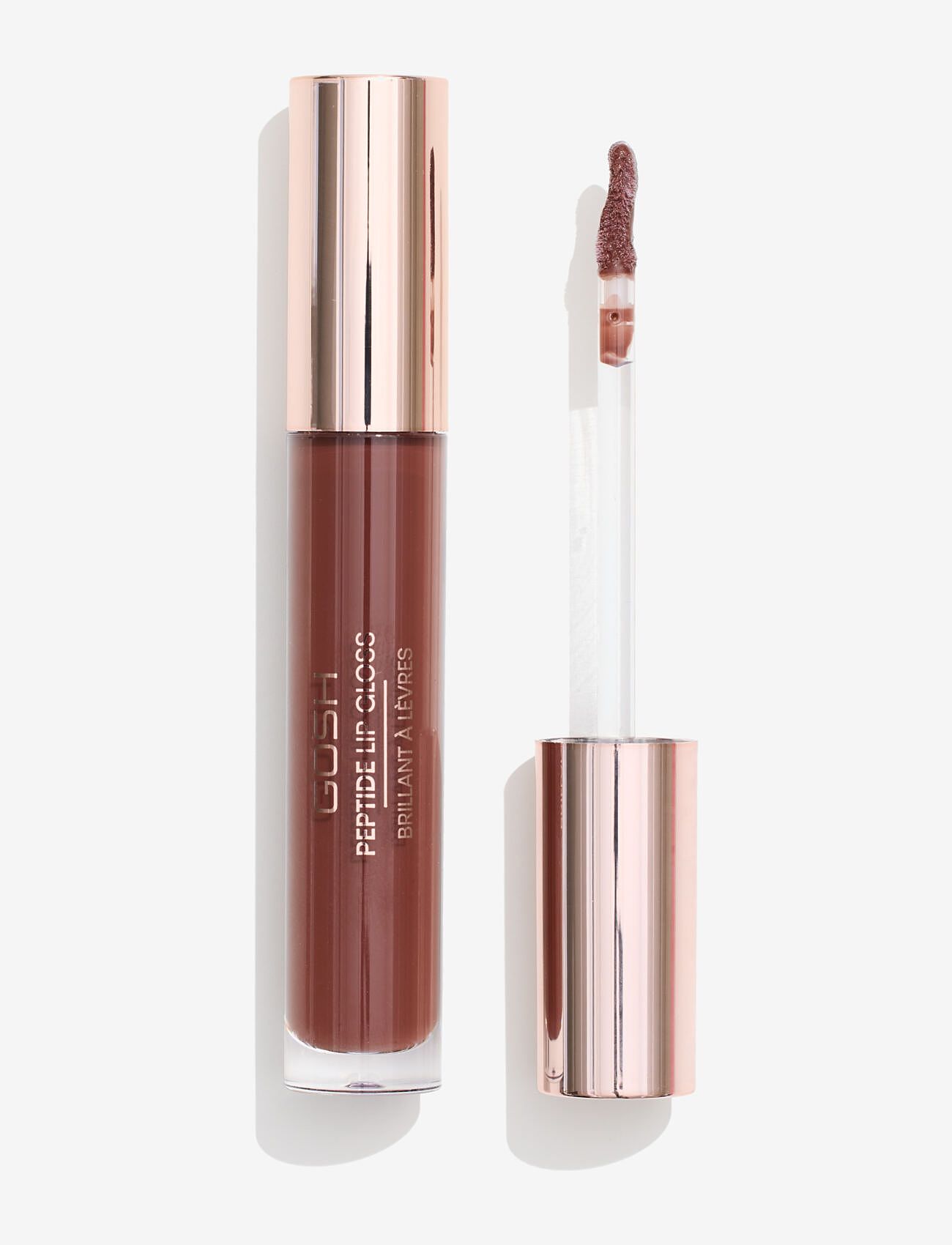GOSH COPENHAGEN - GOSH Peptide Lip Gloss - makeup - brownie 006 - 1