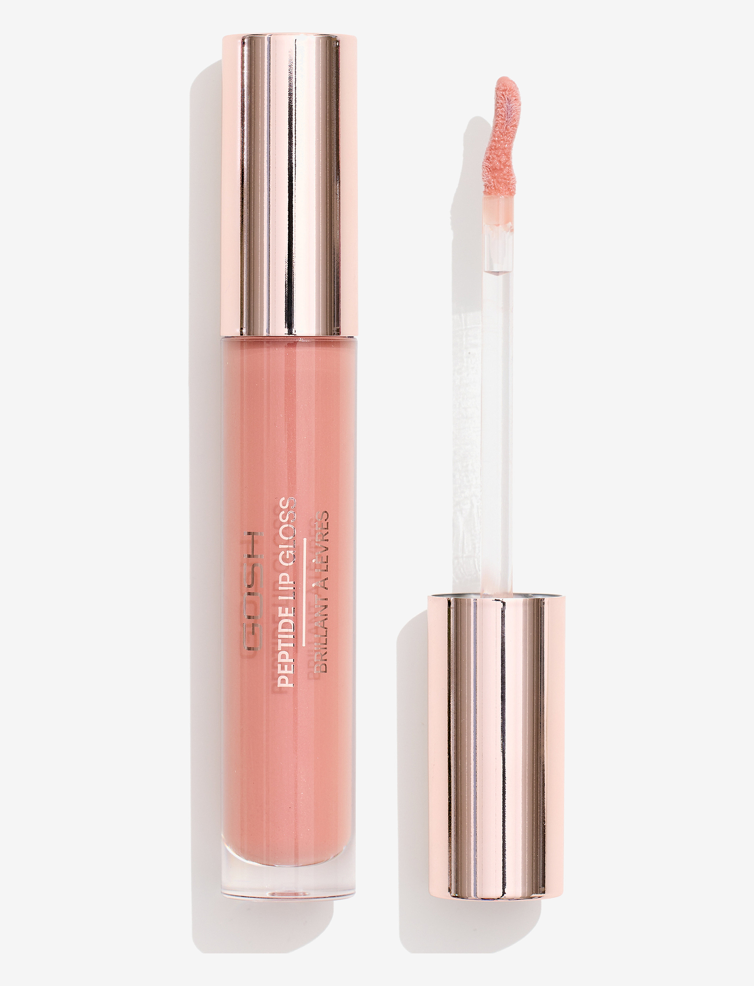 GOSH COPENHAGEN - GOSH Peptide Lip Gloss - makeup - nougat 008 - 1