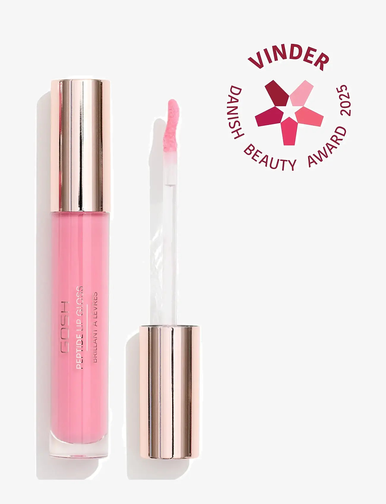 GOSH COPENHAGEN - GOSH Peptide Lip Gloss - makeup - candyfloss 010 - 0