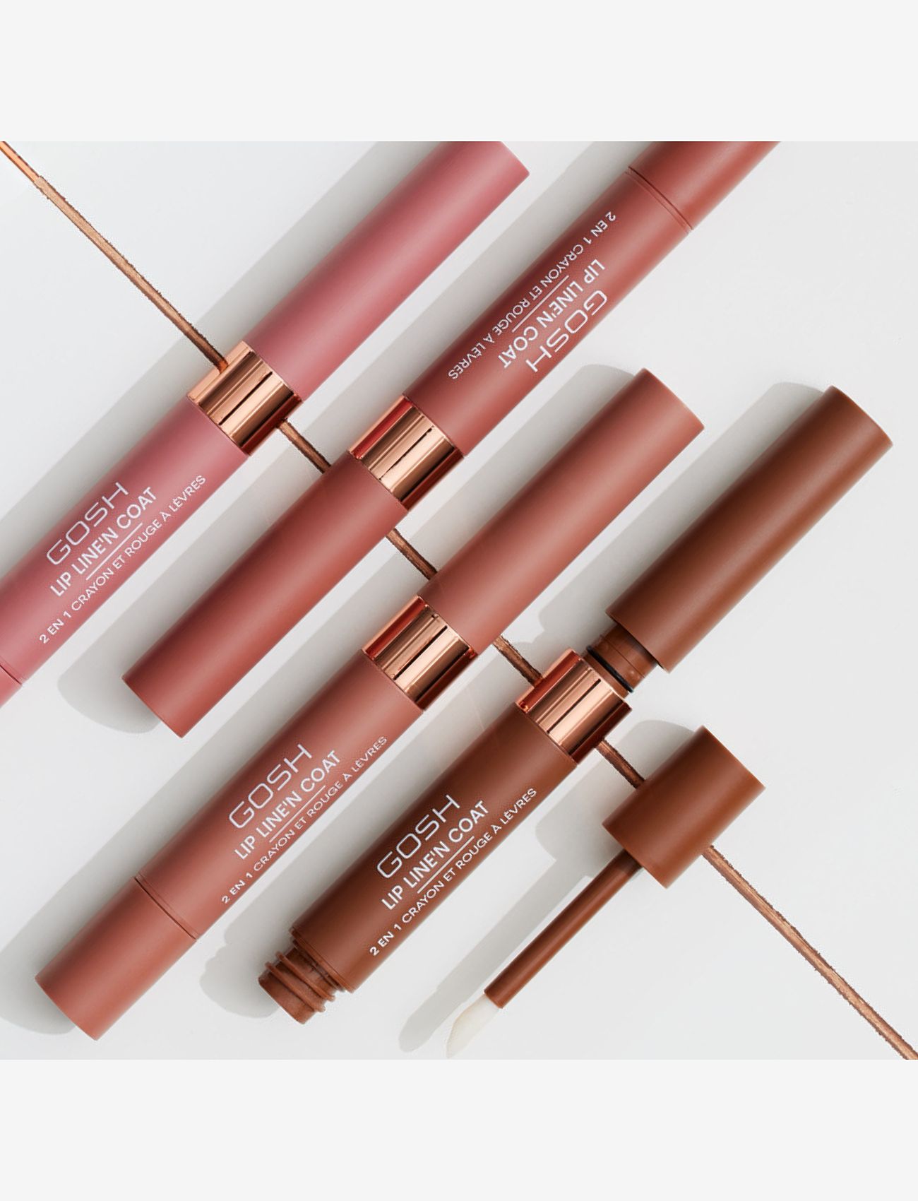 GOSH COPENHAGEN - GOSH Lip Line'n Coat - smink - burnt cinnamon 002 - 3