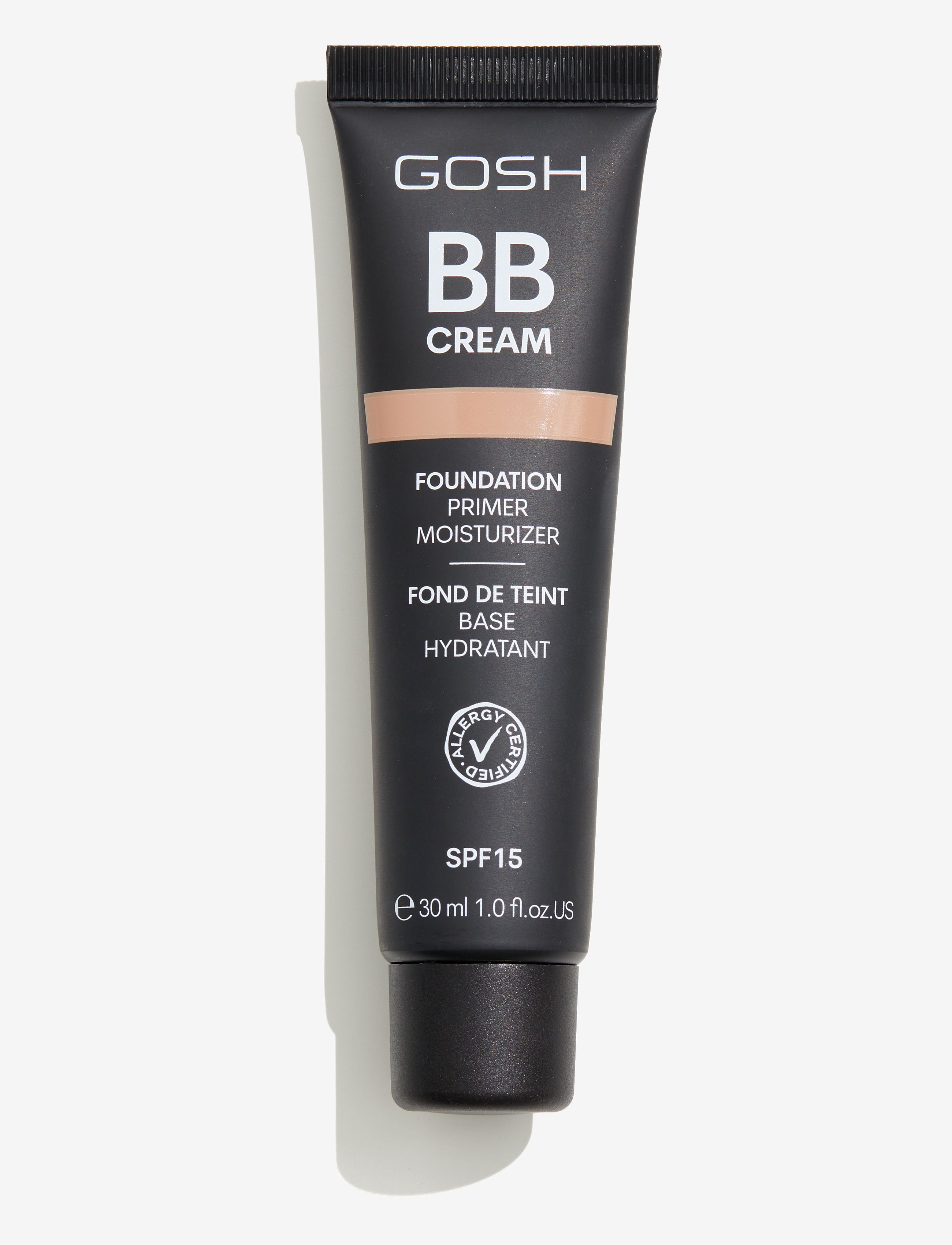 GOSH COPENHAGEN BB Cream Foundation - Nägu - WARM BEIGE 03 / clear