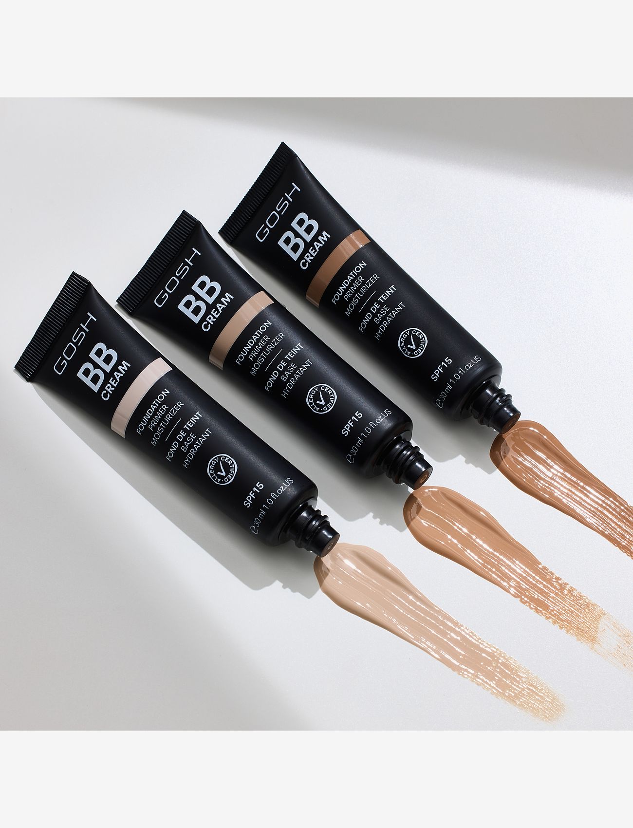 GOSH COPENHAGEN - BB Cream Foundation - makeup - warm beige 03 - 3