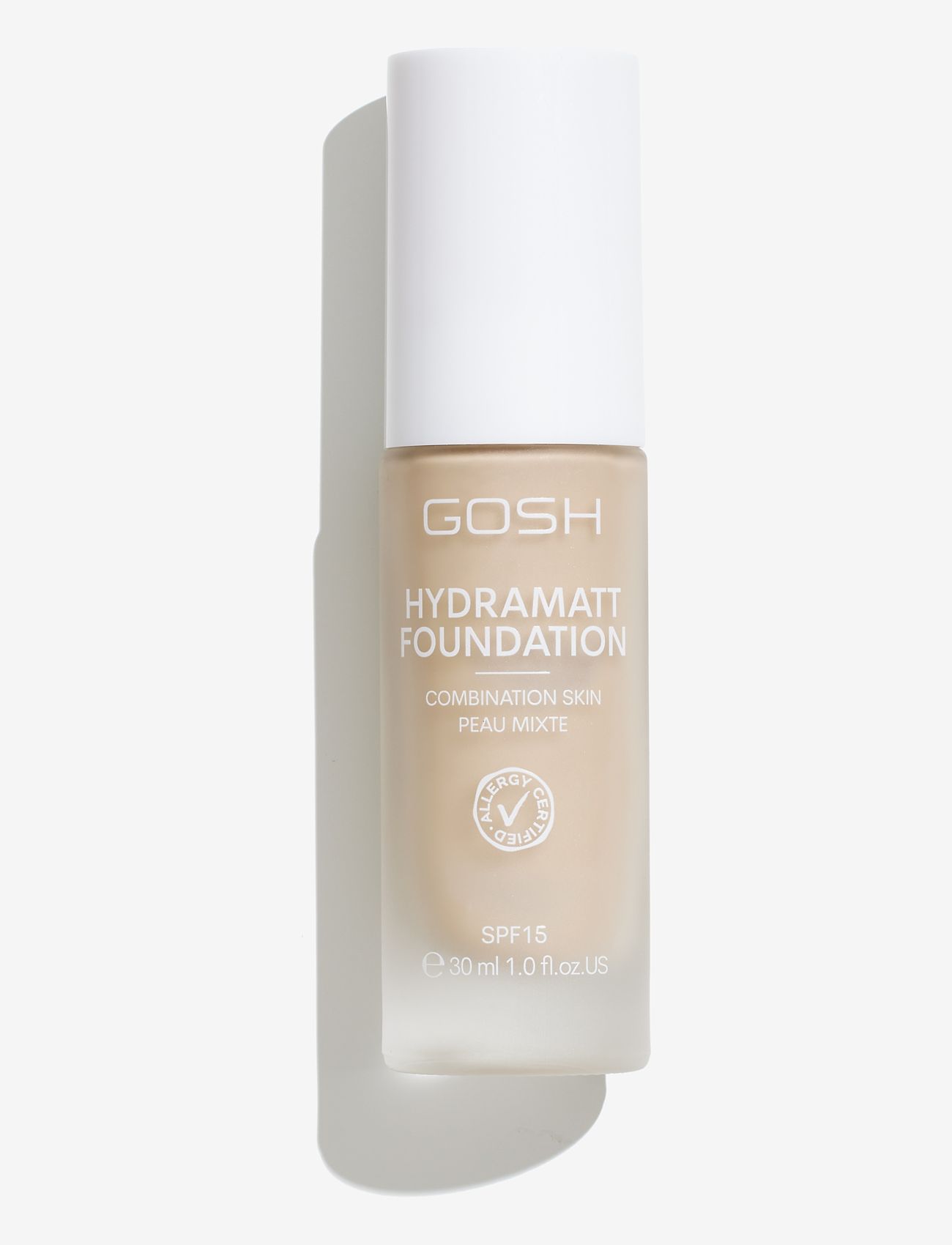 GOSH COPENHAGEN GOSH Hydramatt Foundation - Meik - VERY LIGHT - NEUTRAL UNDERTONE 002N / natural
