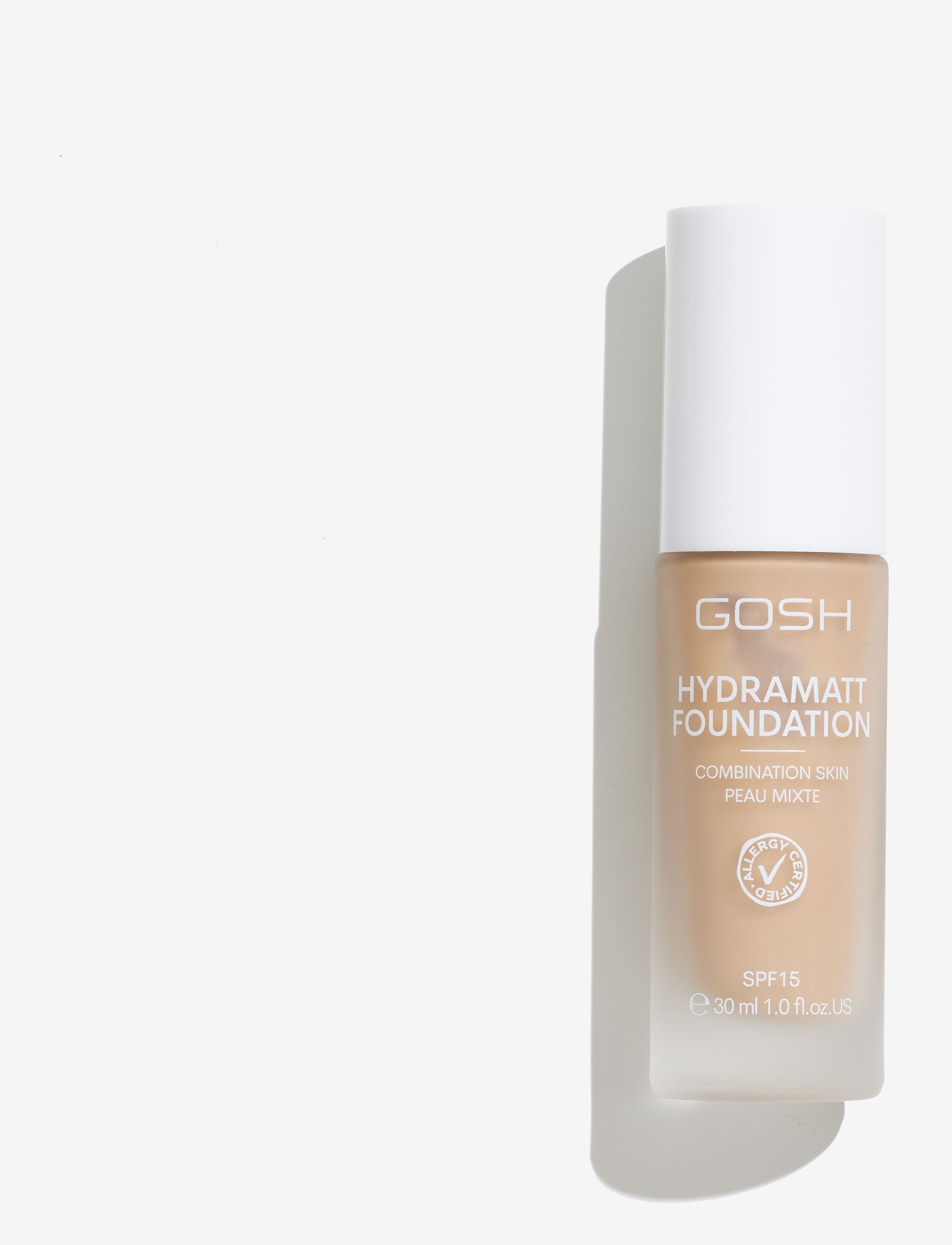 GOSH COPENHAGEN GOSH Hydramatt Foundation - GOSH COPENHAGEN - MEDIUM - NEUTRAL UNDERTONE 008N / natural