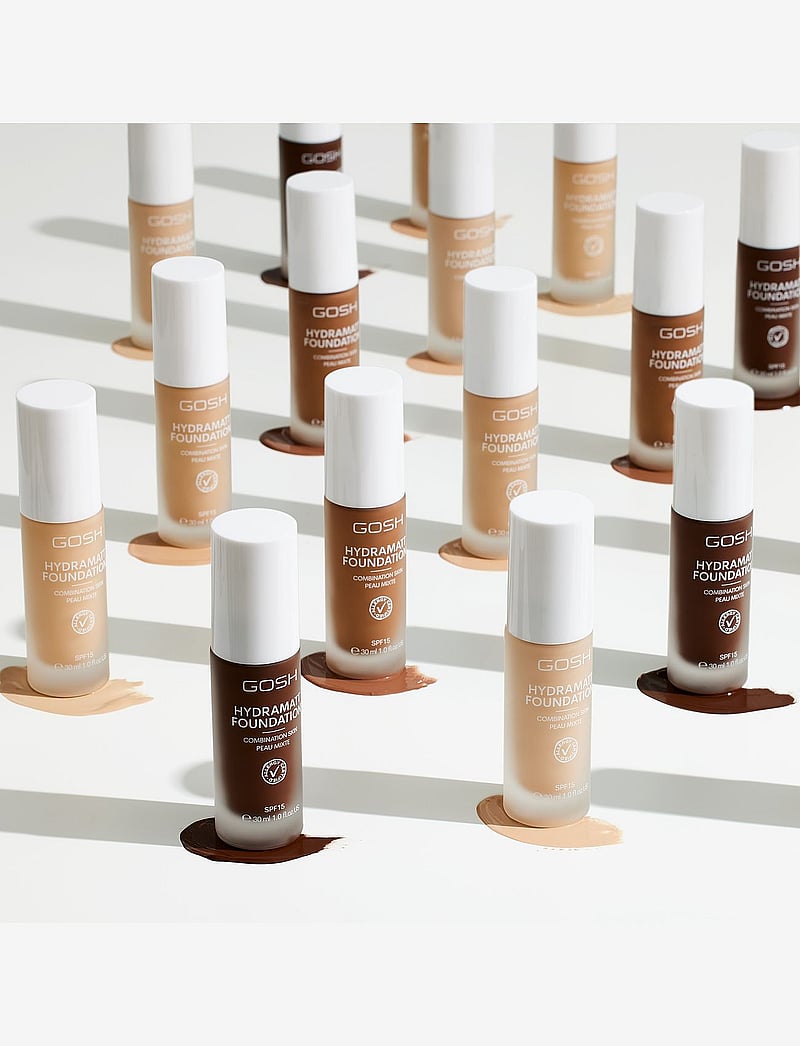 GOSH COPENHAGEN - GOSH Hydramatt Foundation - makeup - light dark - neutral undertone 010n - 3