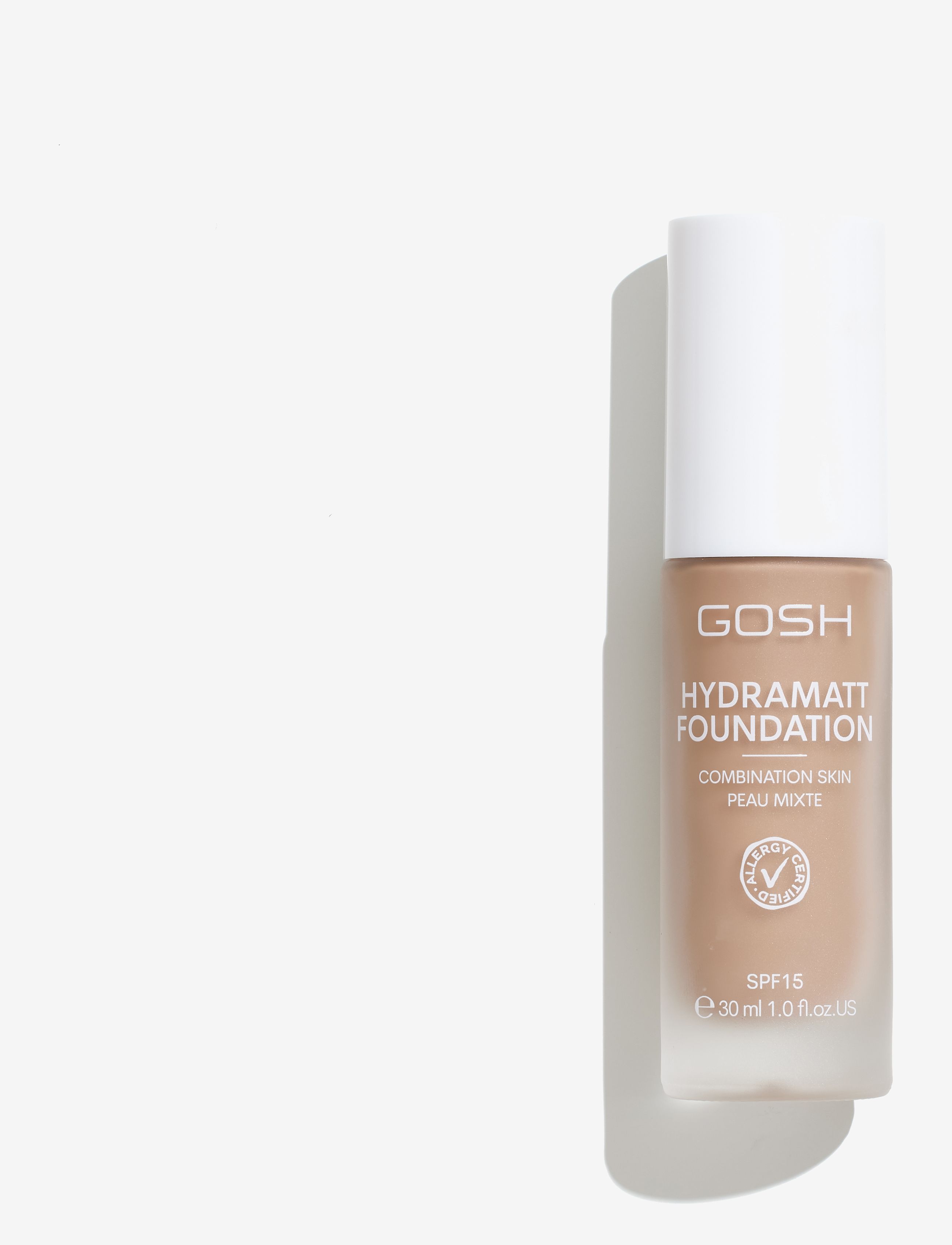 GOSH COPENHAGEN GOSH Hydramatt Foundation - Meik - MEDIUM DARK - NEUTRAL UNDERTONE 012 / natural