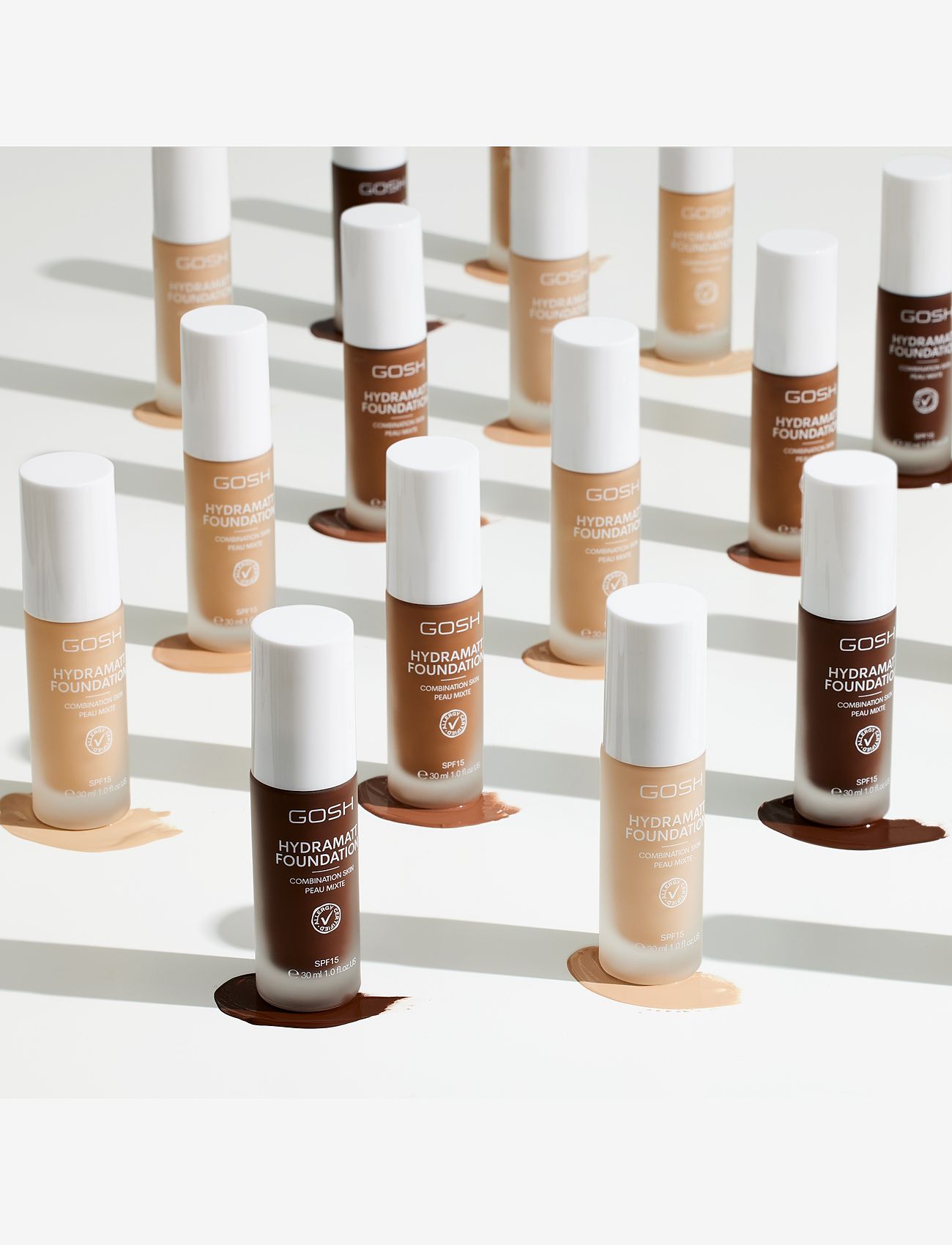 GOSH COPENHAGEN - GOSH Hydramatt Foundation - makeup - dark - neutral undertone 014n - 4