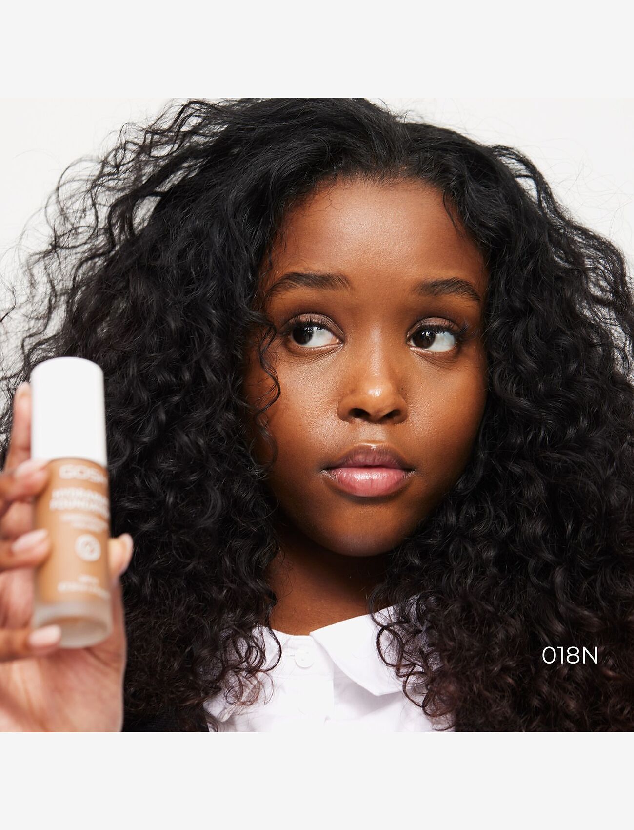 GOSH COPENHAGEN - GOSH Hydramatt Foundation - smink - deep - neutral undertone 018n - 2
