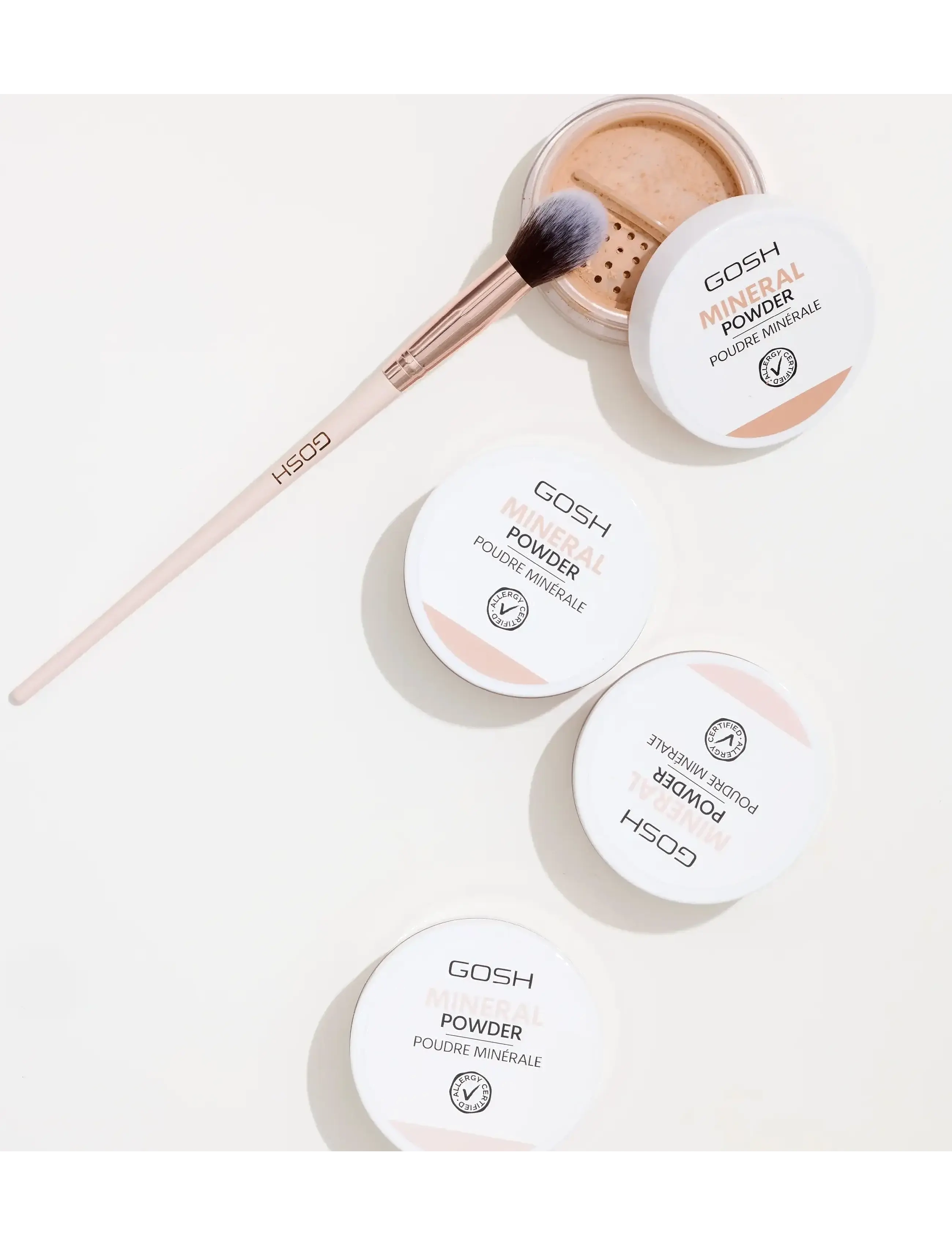 GOSH COPENHAGEN - GOSH Mineral Powder - makeup - ivory 02 - 3