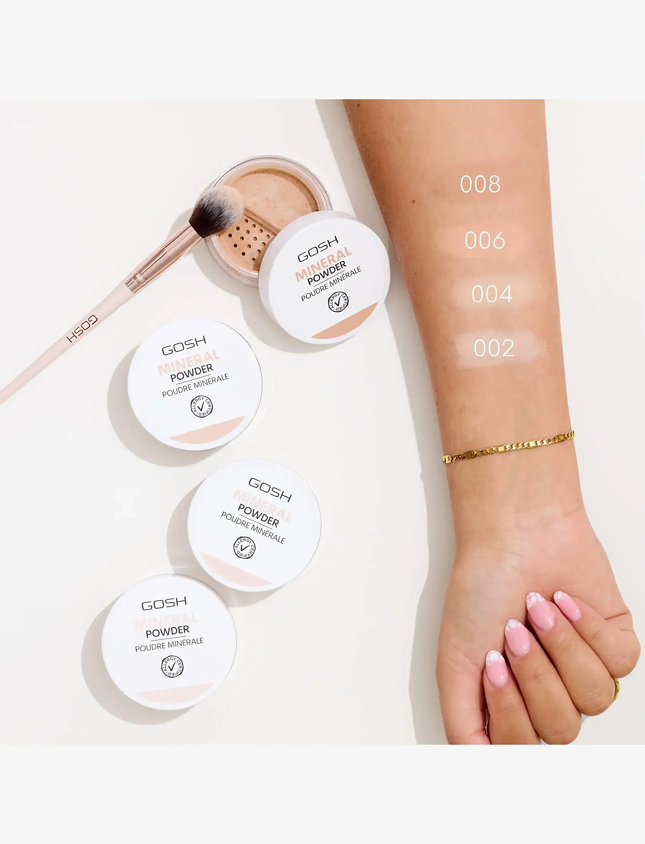 GOSH COPENHAGEN - GOSH Mineral Powder - konfirmationstøj - natural 04 - 2