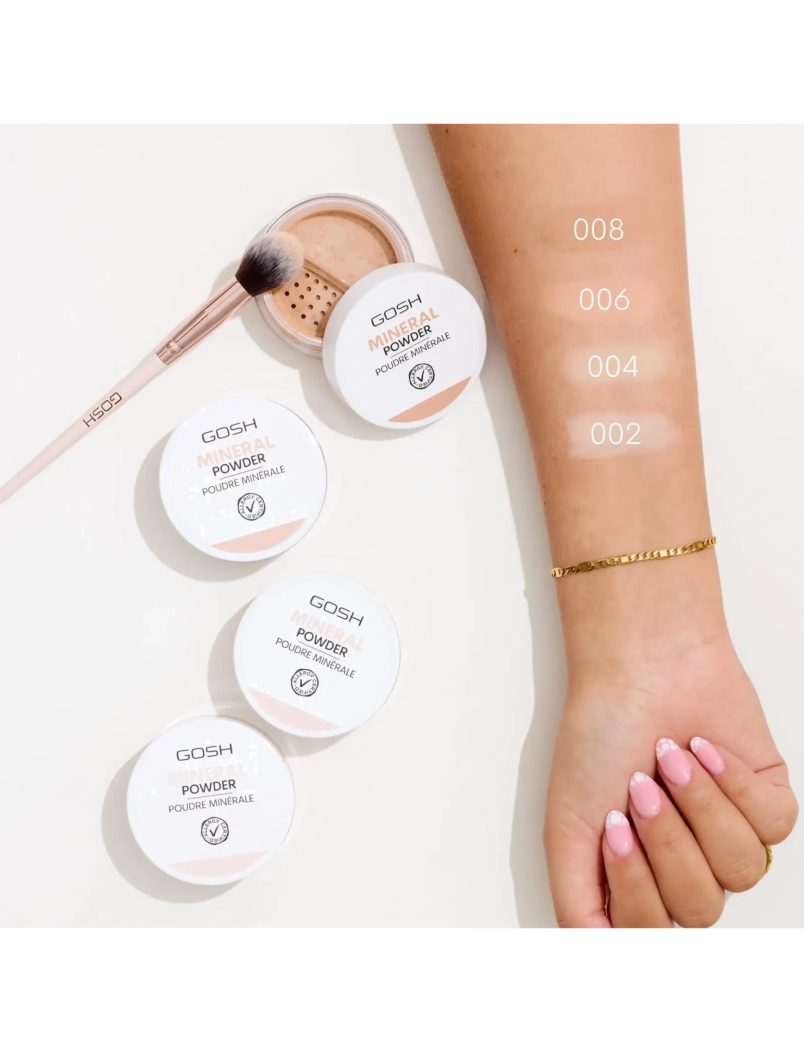 GOSH COPENHAGEN - GOSH Mineral Powder - makeup - tan 08 - 2