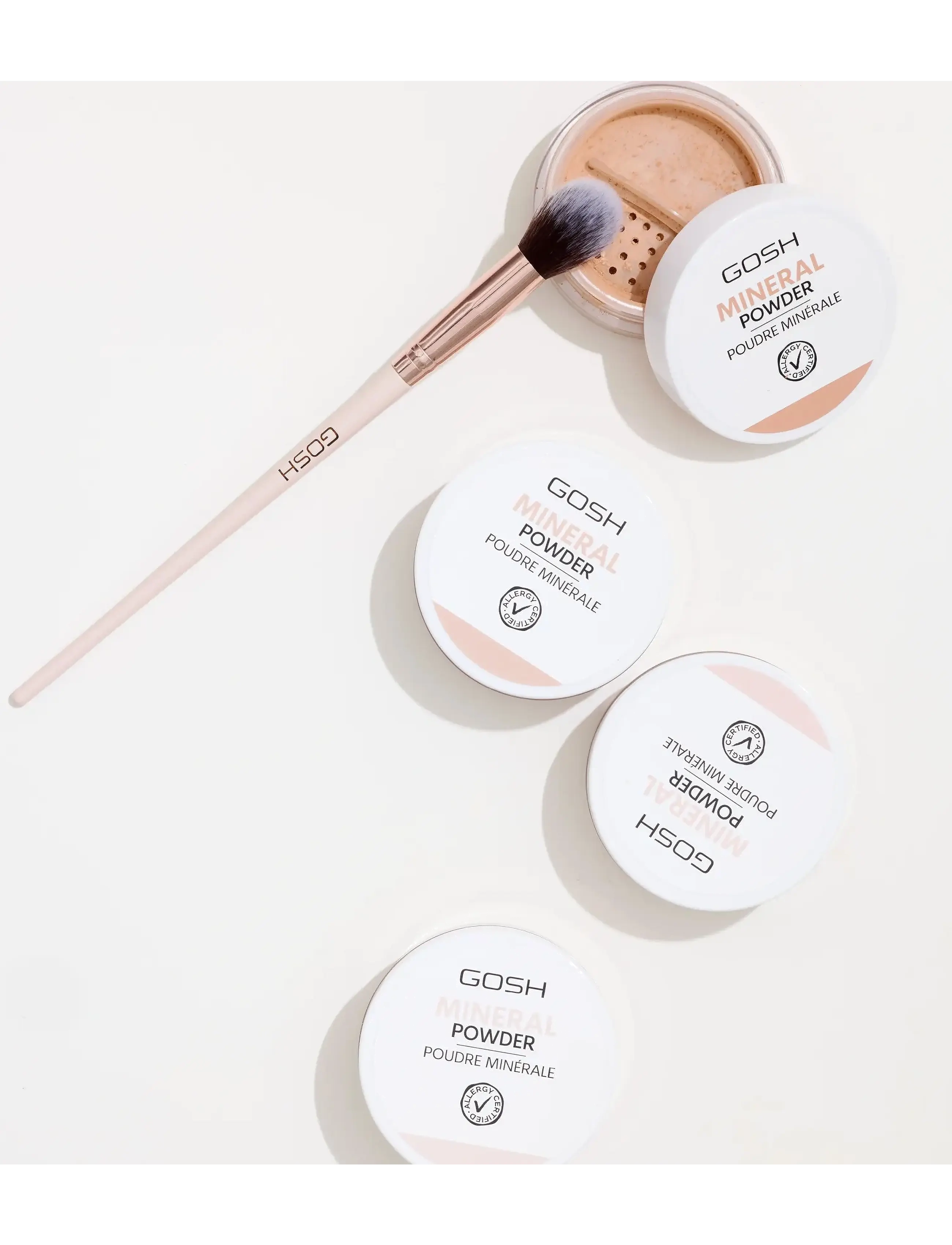 GOSH COPENHAGEN - GOSH Mineral Powder - makeup - tan 08 - 3