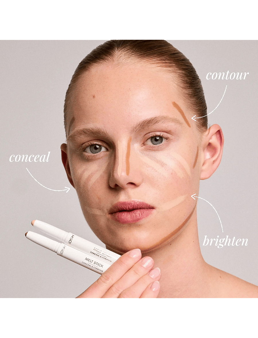 GOSH COPENHAGEN - GOSH MELT STICK contour & conceal - bliv klar til date night - 001 whipped cream - 2