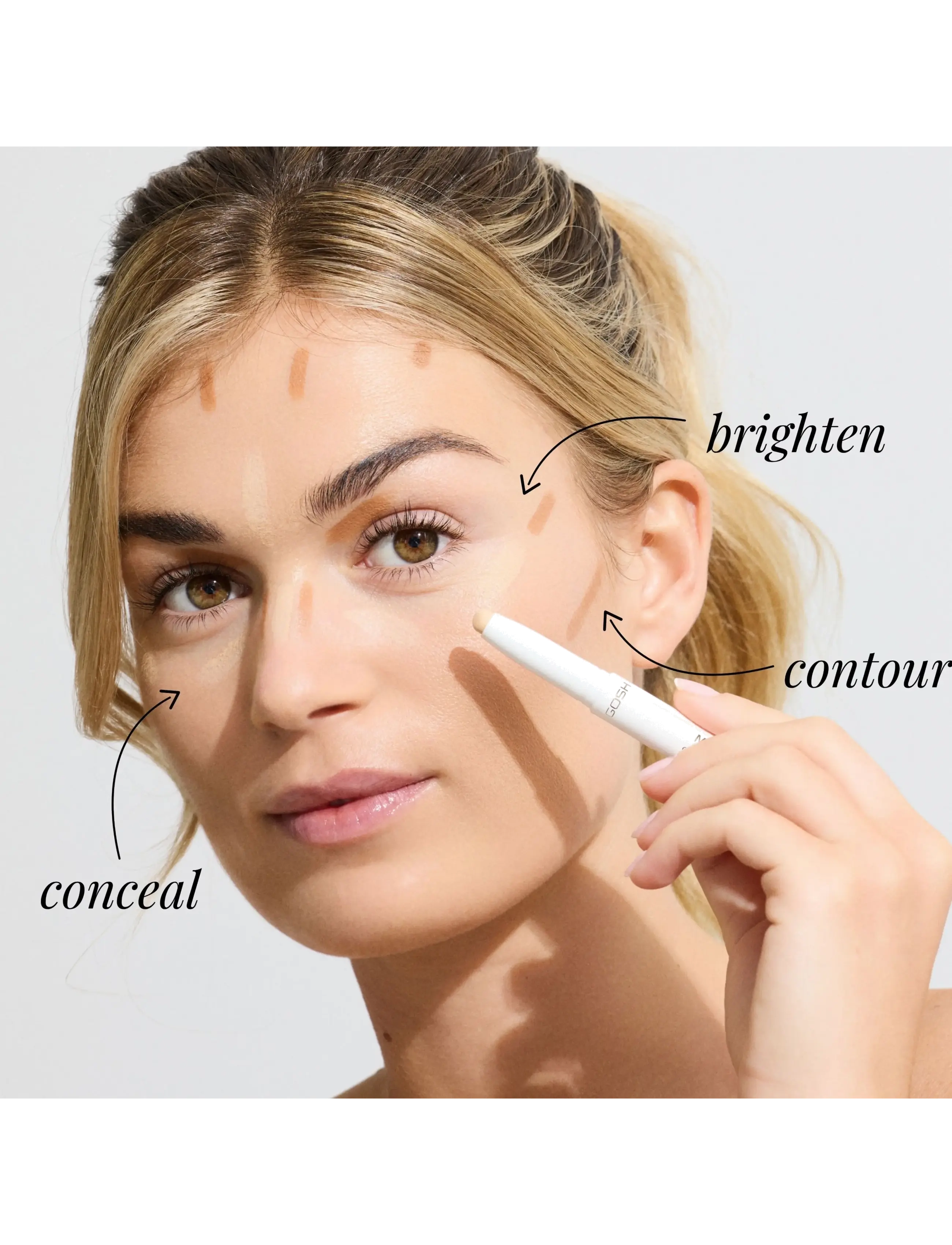 GOSH COPENHAGEN - GOSH MELT STICK contour & conceal - redo för date night - 002  buttercream - 4