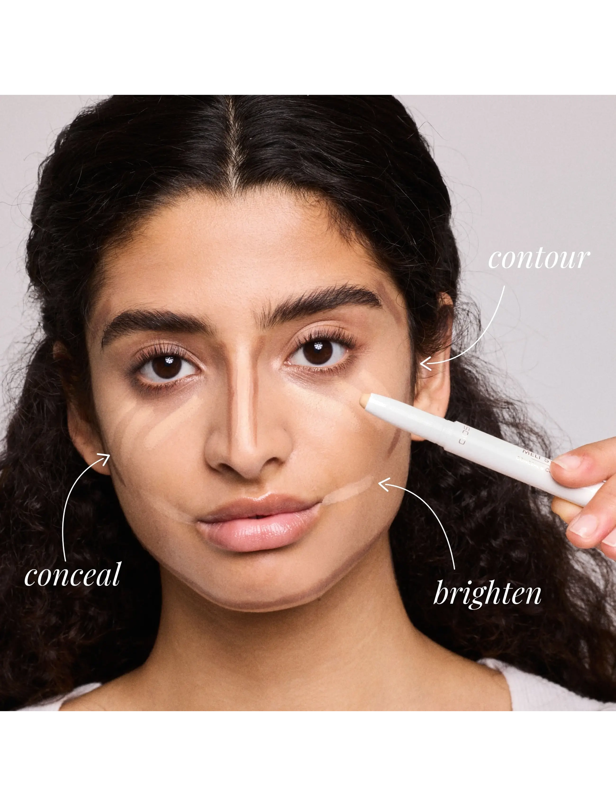 GOSH COPENHAGEN - GOSH MELT STICK contour & conceal - bliv klar til date night - 003 honey glaze - 4