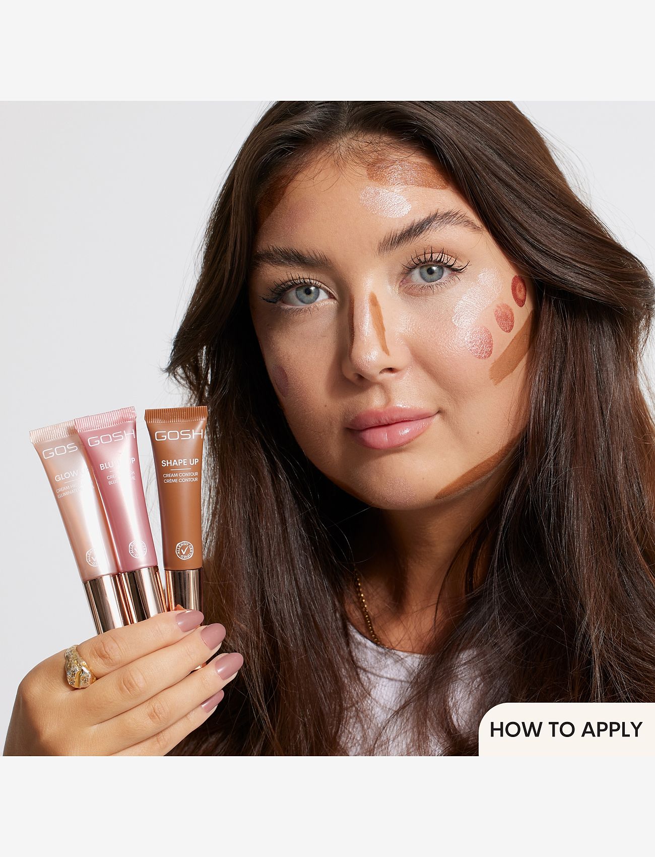 GOSH COPENHAGEN - GOSH Shape Up 001 MEDIUM - makeup - far - medium 001 - 2