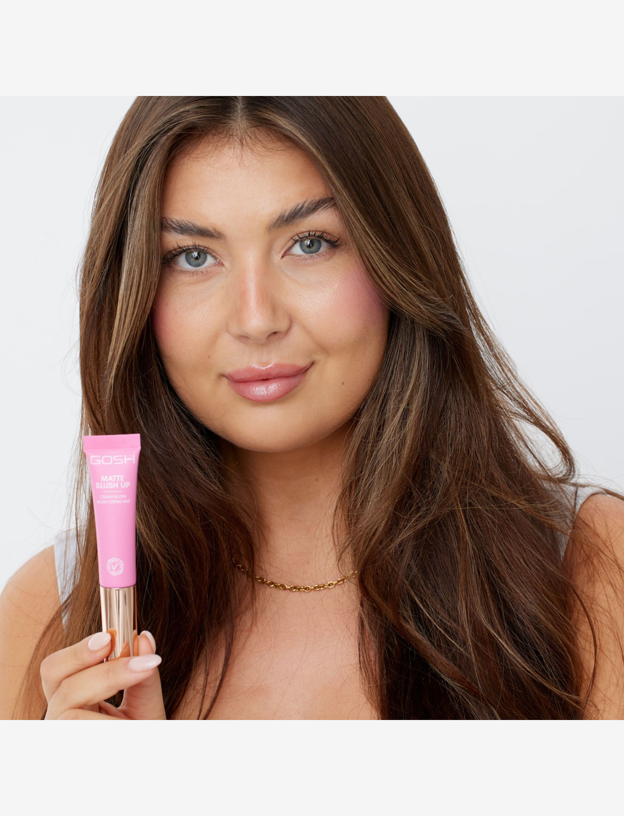 GOSH COPENHAGEN - GOSH Matte Blush Up - smink - hot pink 001 - 2