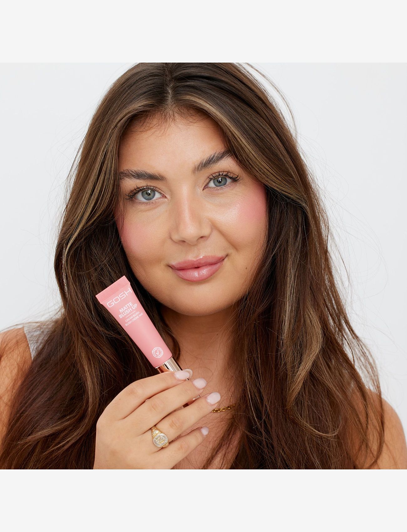 GOSH COPENHAGEN - GOSH Matte Blush Up - makeup - dusty rose 002 - 2