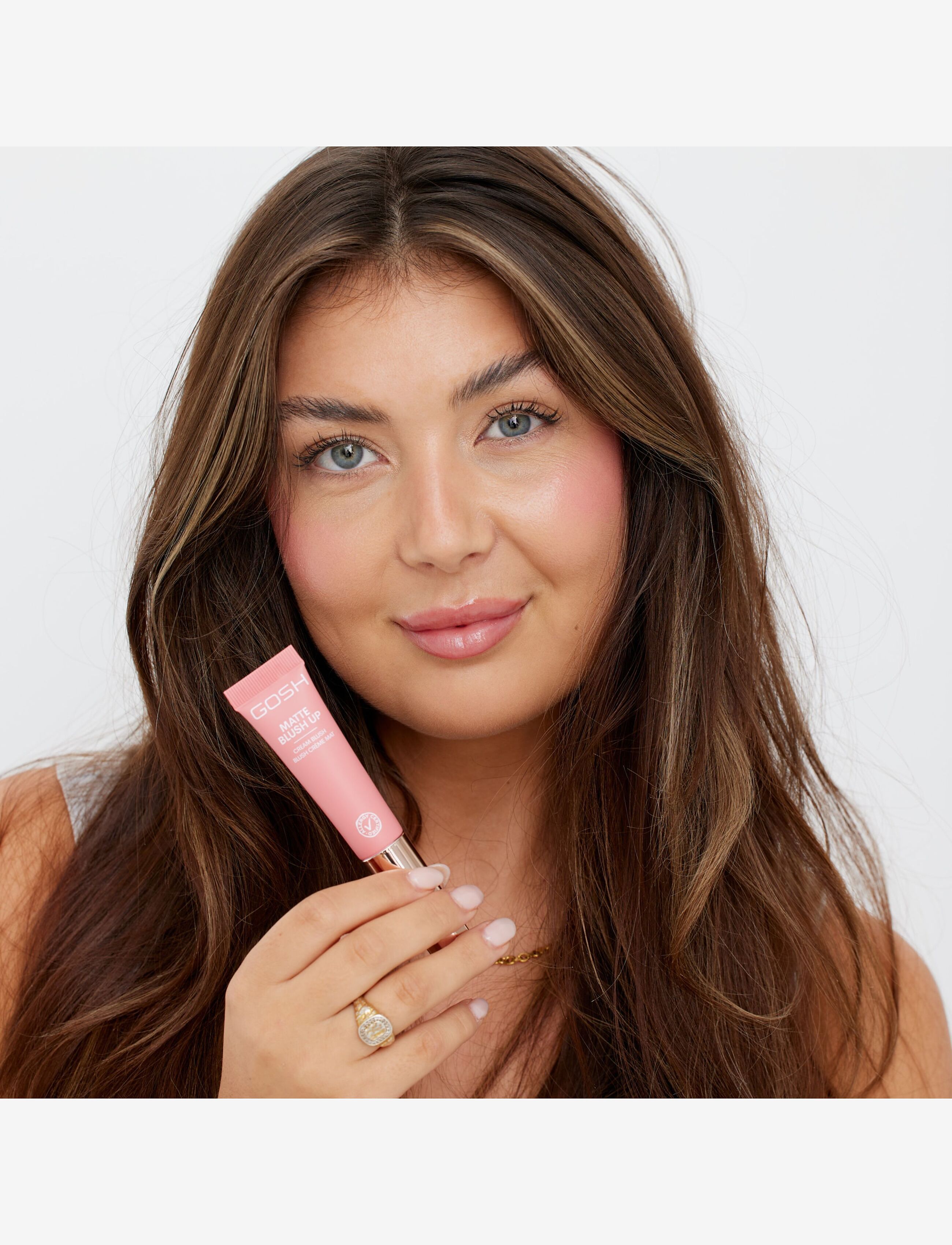GOSH COPENHAGEN - GOSH Matte Blush Up - smink - dusty rose 002 - 2