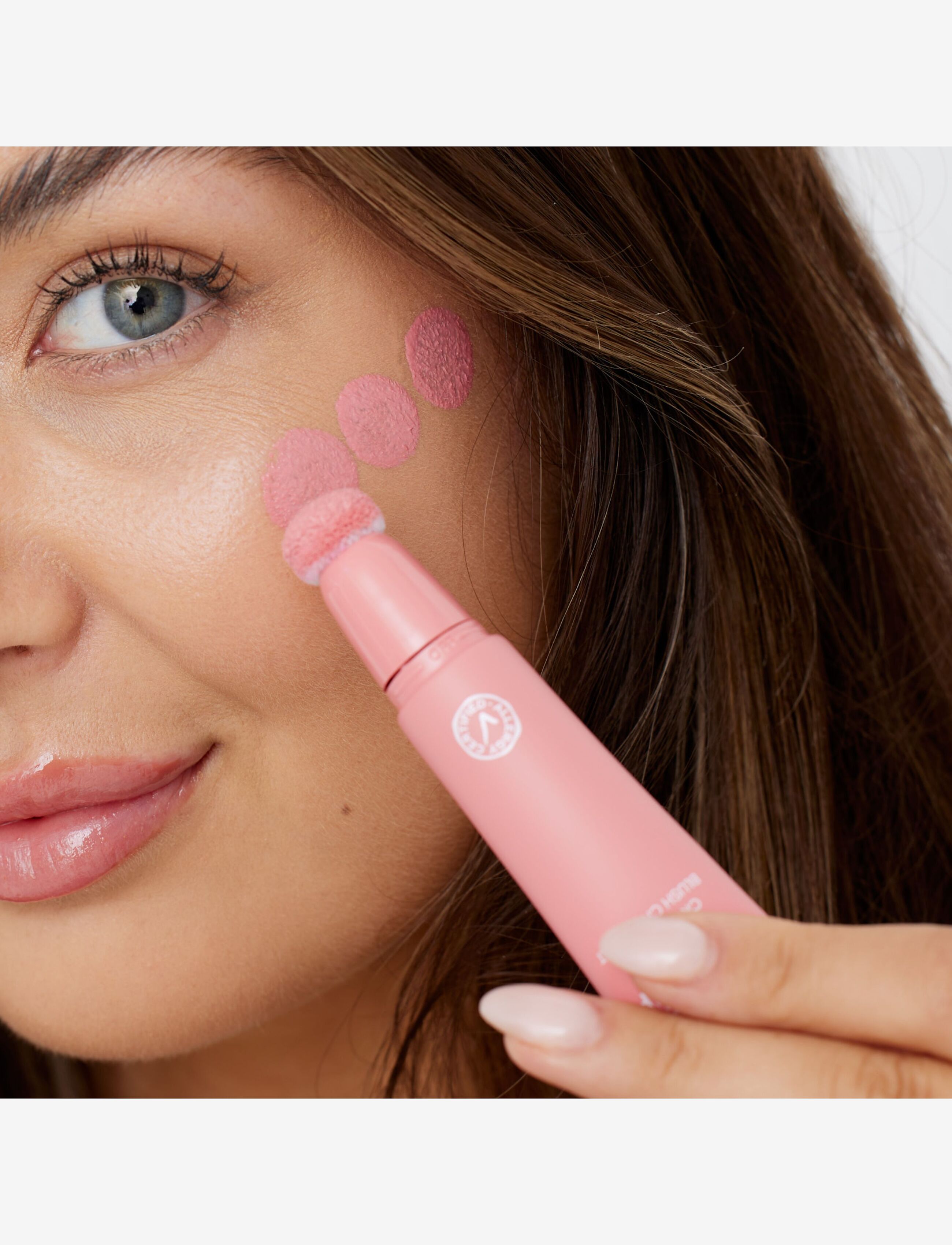 GOSH COPENHAGEN - GOSH Matte Blush Up - smink - dusty rose 002 - 3
