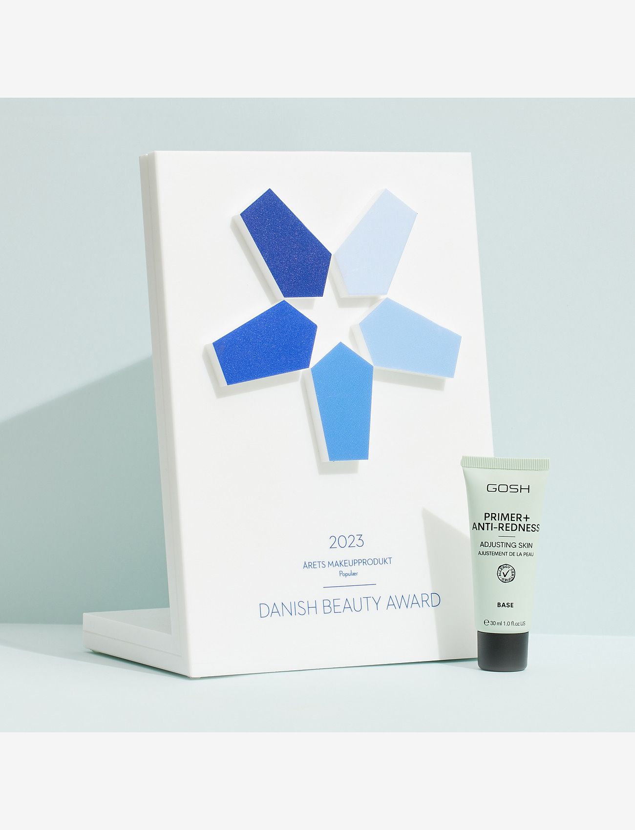 GOSH Primer Plus + Anti Redness 008 puder, rouge & highlighter dam – bild 7