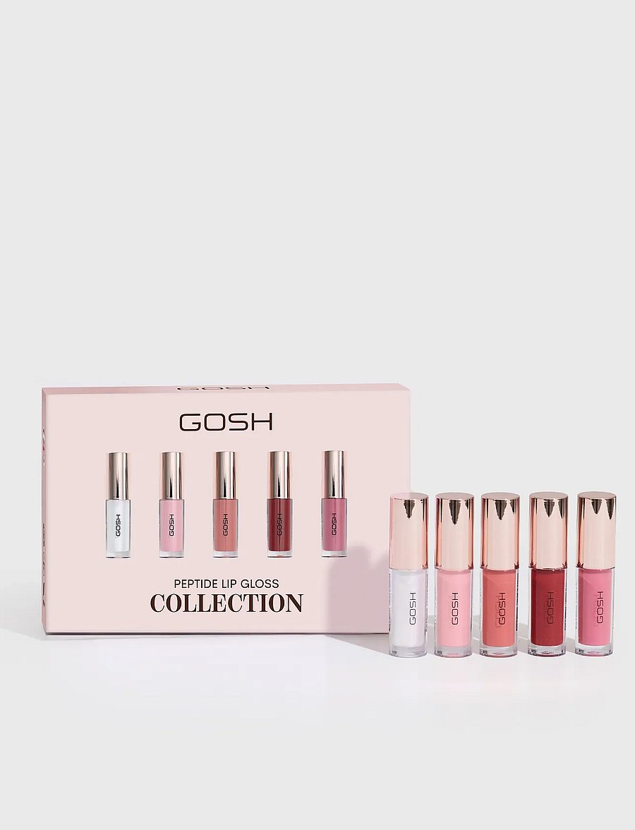 GOSH COPENHAGEN - Peptide mini lip glosses - makeup - clear - 1