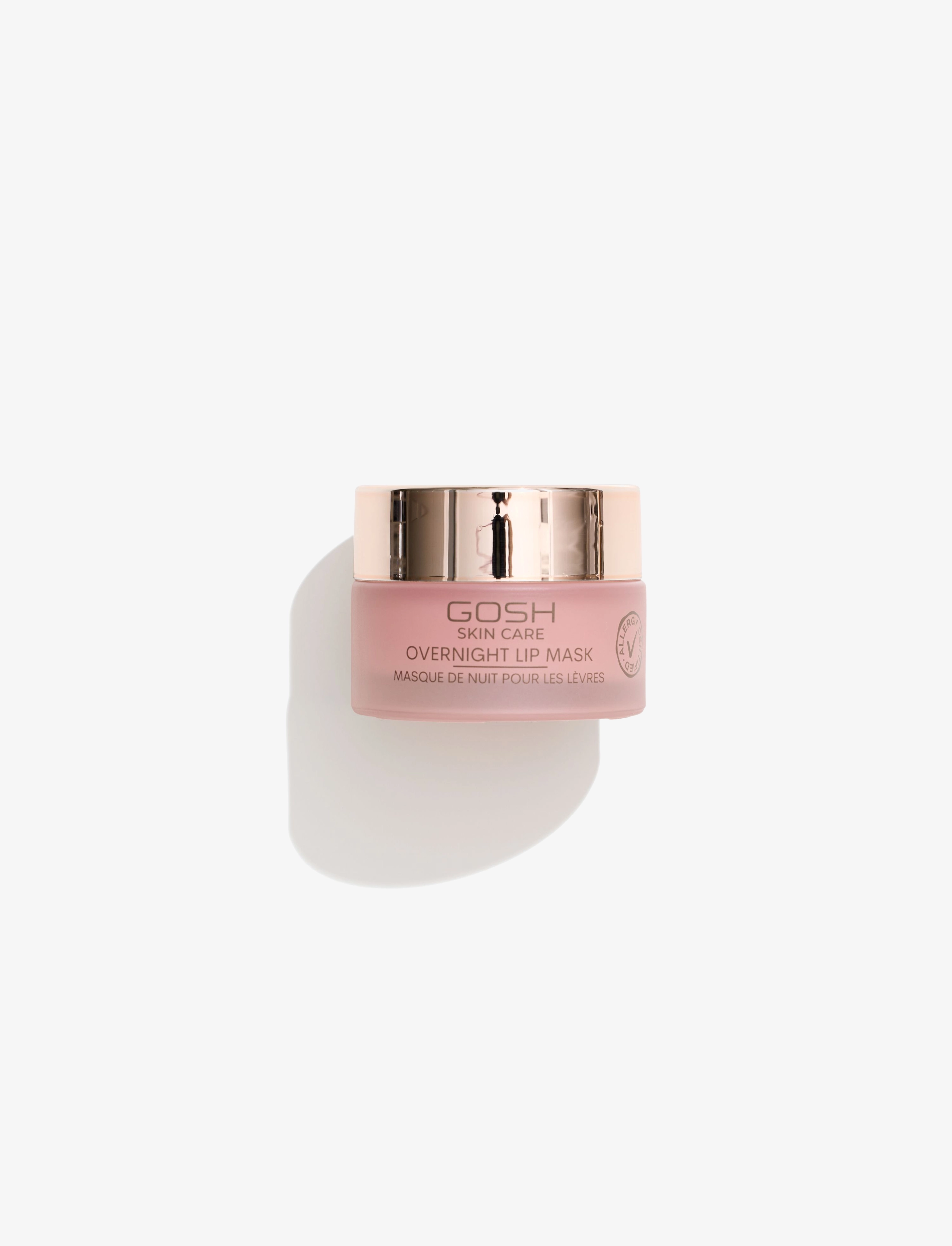 GOSH COPENHAGEN Gosh Overnight Lip Mask, Læbepleje, Pink, Str: 50 ML
