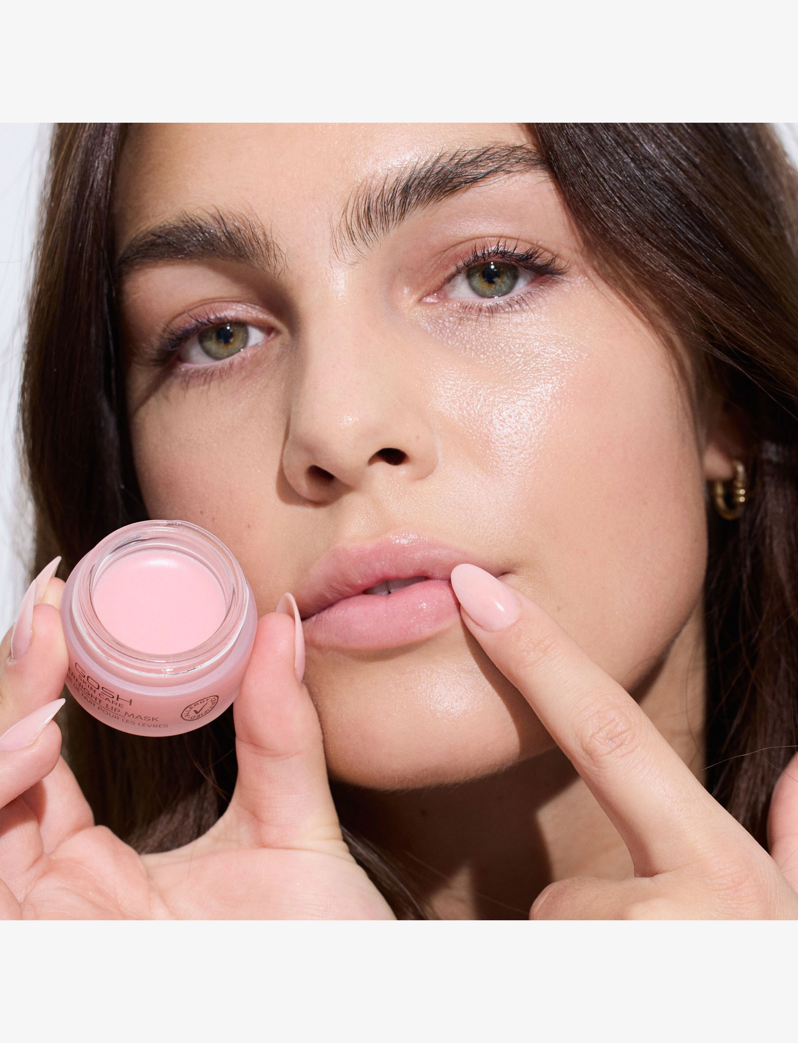 GOSH COPENHAGEN - GOSH Overnight Lip Mask - lūpų priežiūra - rose - 3