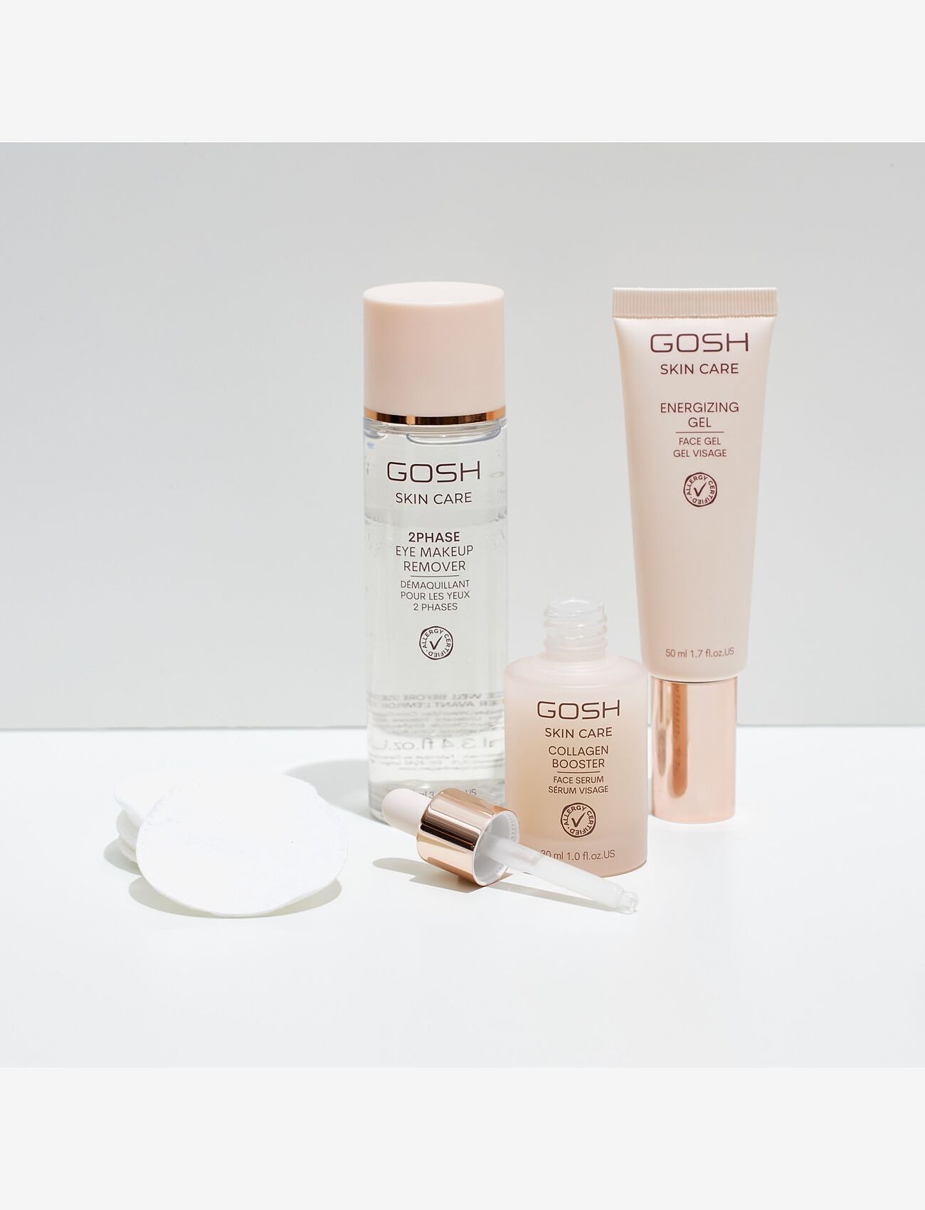 GOSH COPENHAGEN - GOSH 2 Phase Eye Make-up Remover - Ögonsminkborttagning - clear - 3