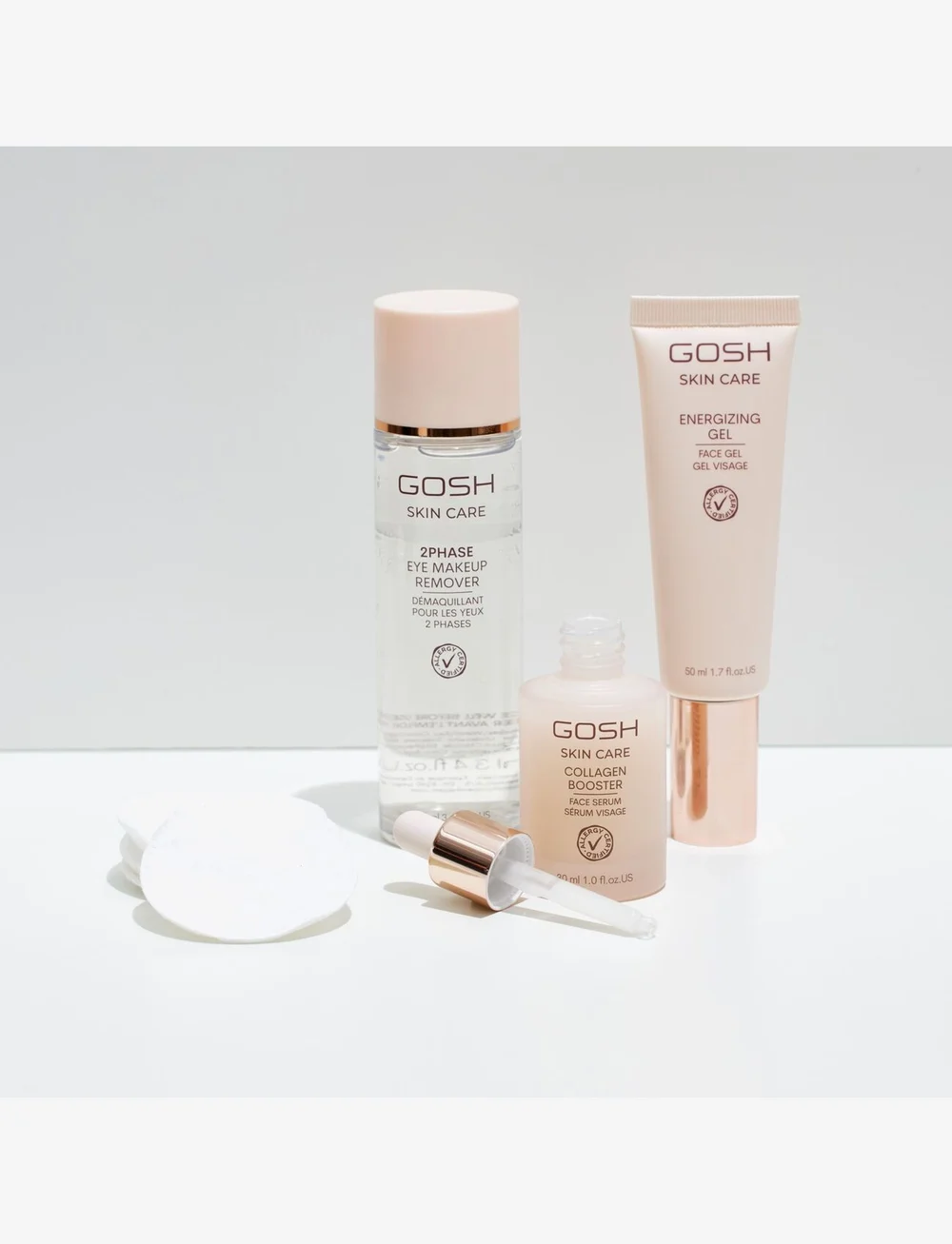 GOSH COPENHAGEN - GOSH 2 Phase Eye Make-up Remover - silmameigi eemaldajad - clear - 3
