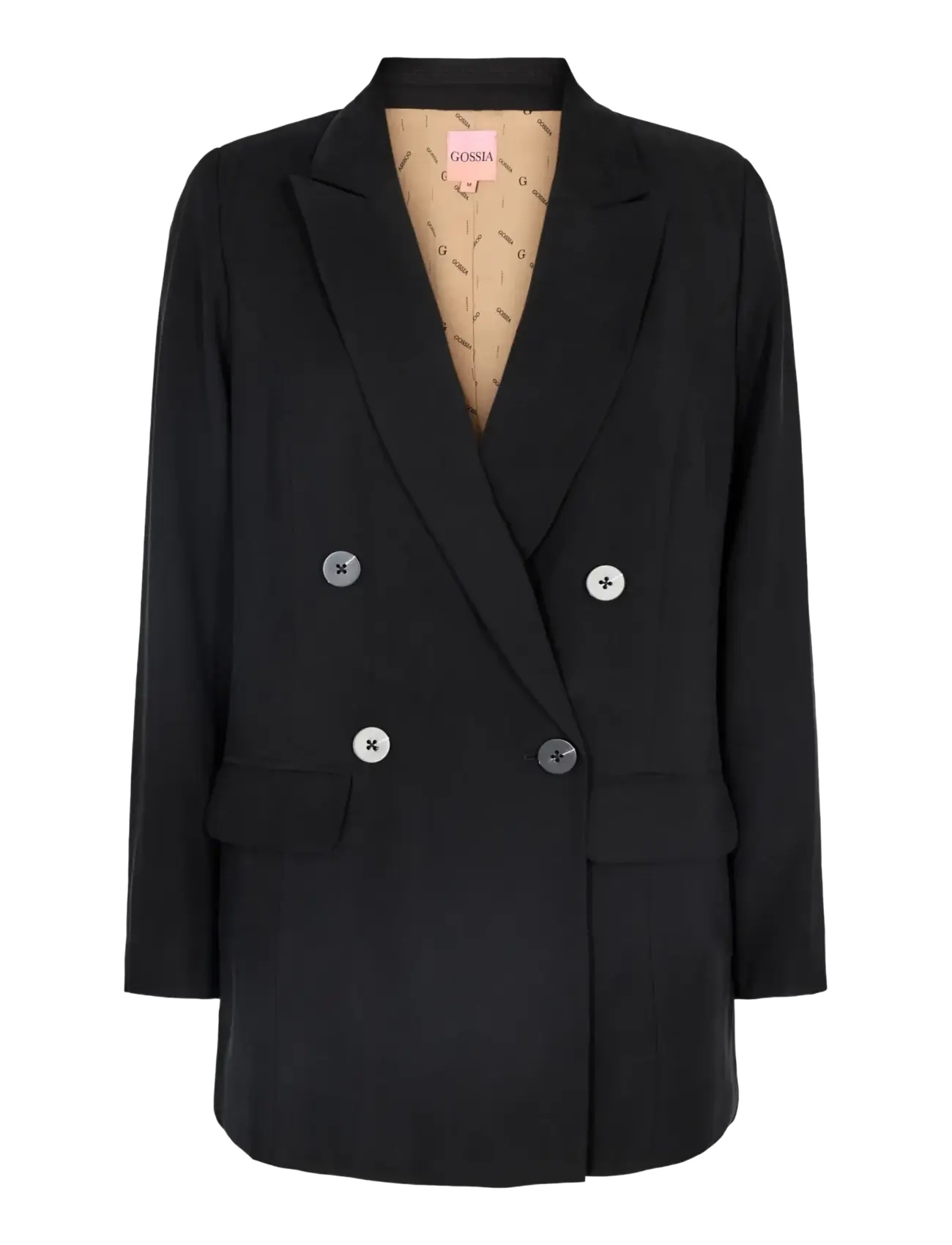 Gossia Magga Blazer - Marynarki z podwójnym zapięciem - BLACK / black