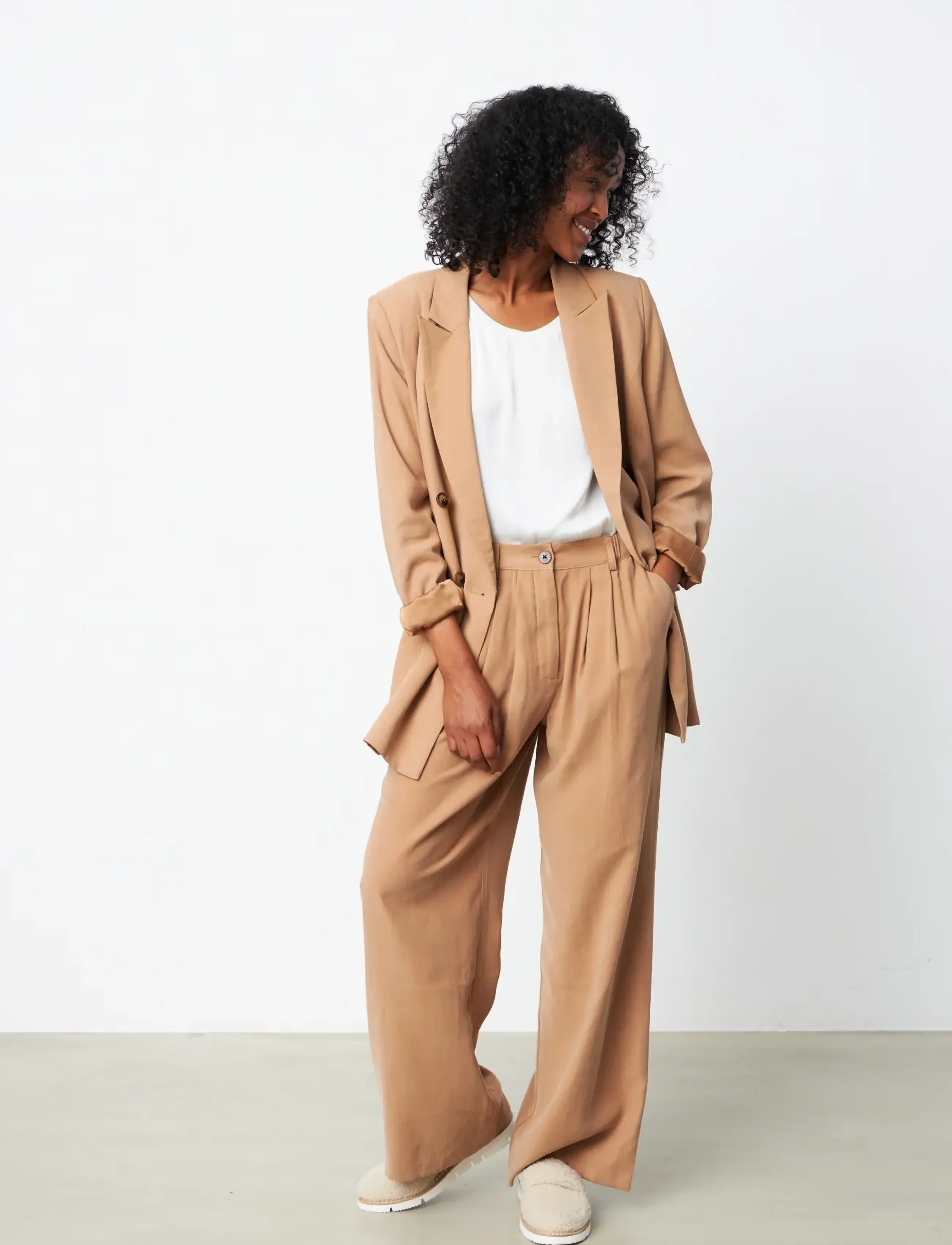 Gossia AnaGO Pant - Vida byxor - CAMEL / brown