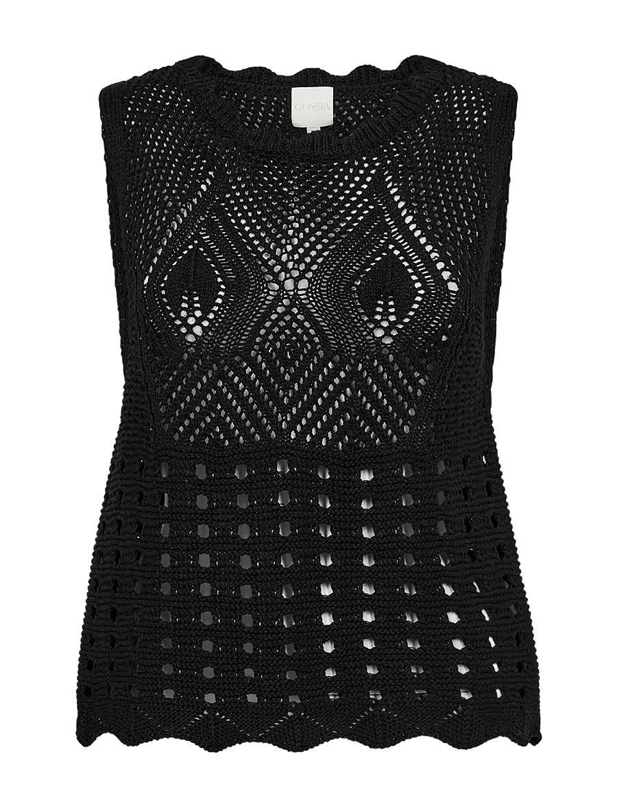 Gossia - NakitaGO Top - tanktops - black - 0