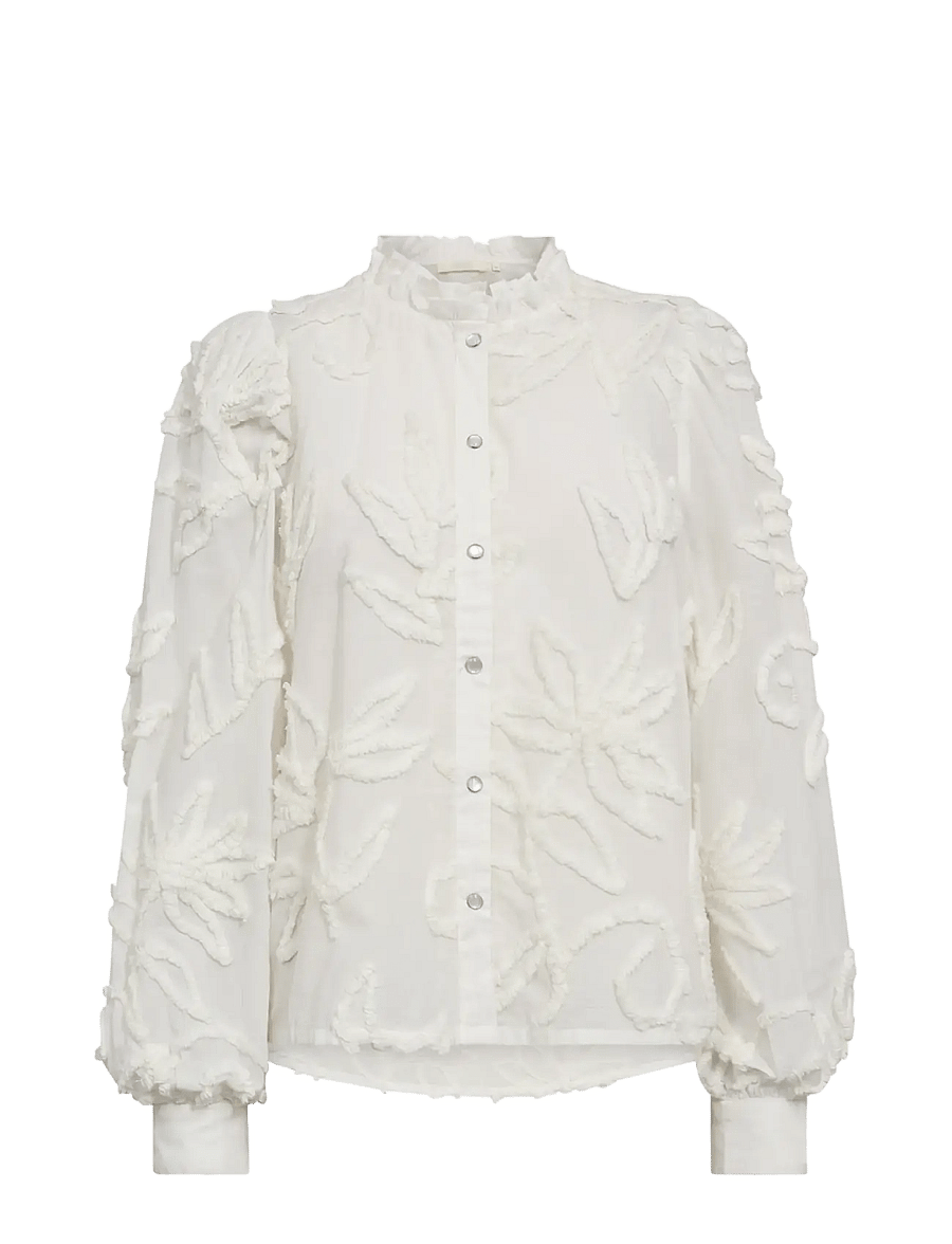 Gossia - NiniGO Shirt - langærmede skjorter - off-white - 0