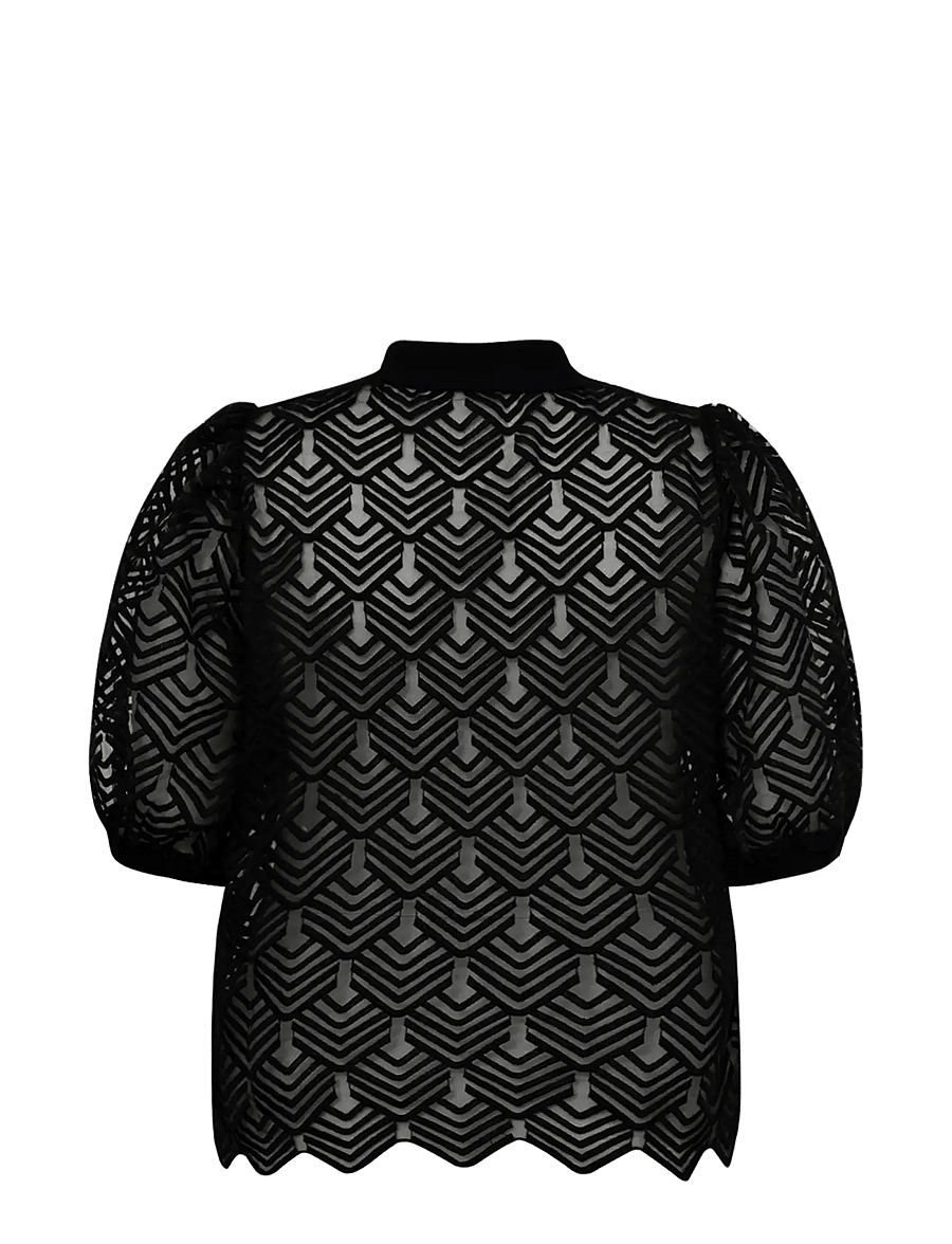 Gossia - AvaGo Polo Tee - poloshirts - black - 1