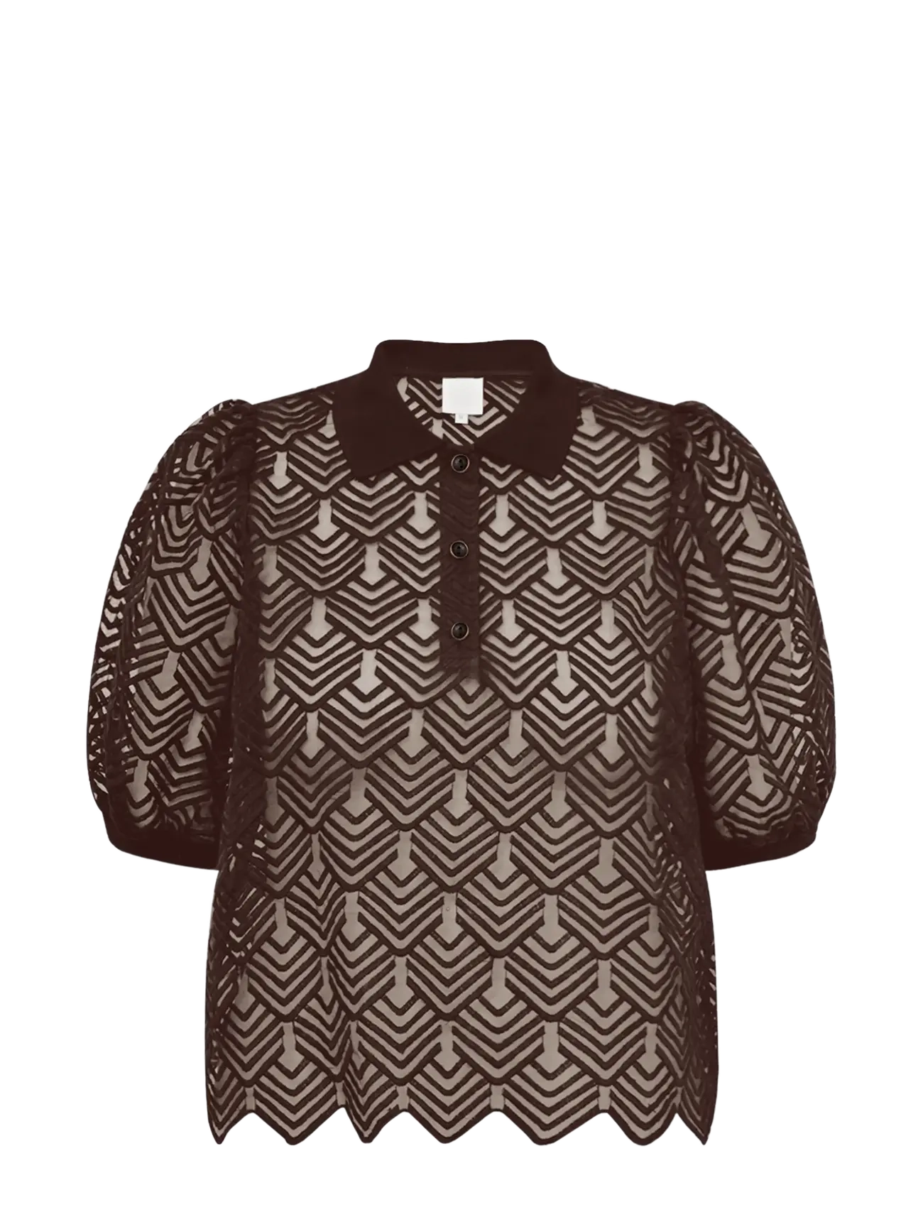 Gossia AvaGo Polo Tee - Gossia - CHOCOLATE / brown