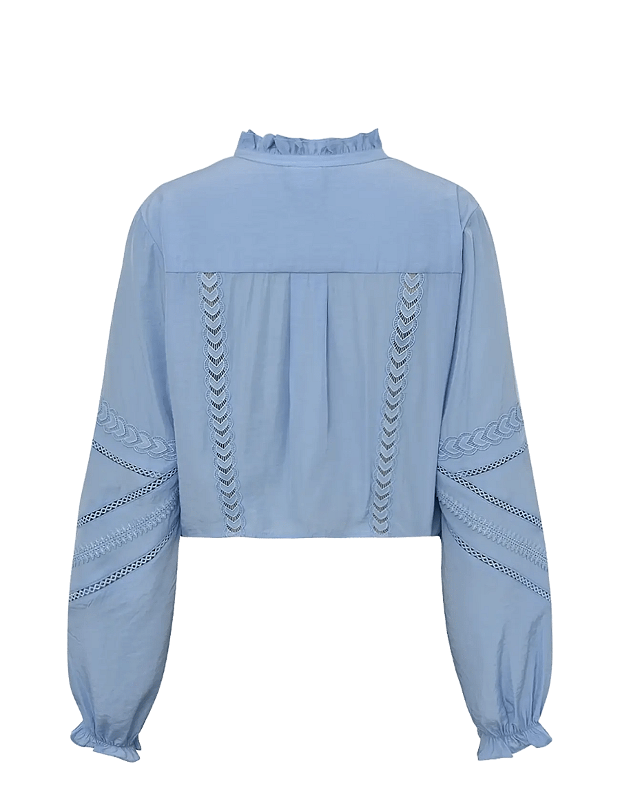 Gossia - MiekeGO Shirt - langærmede skjorter - soft blue - 1