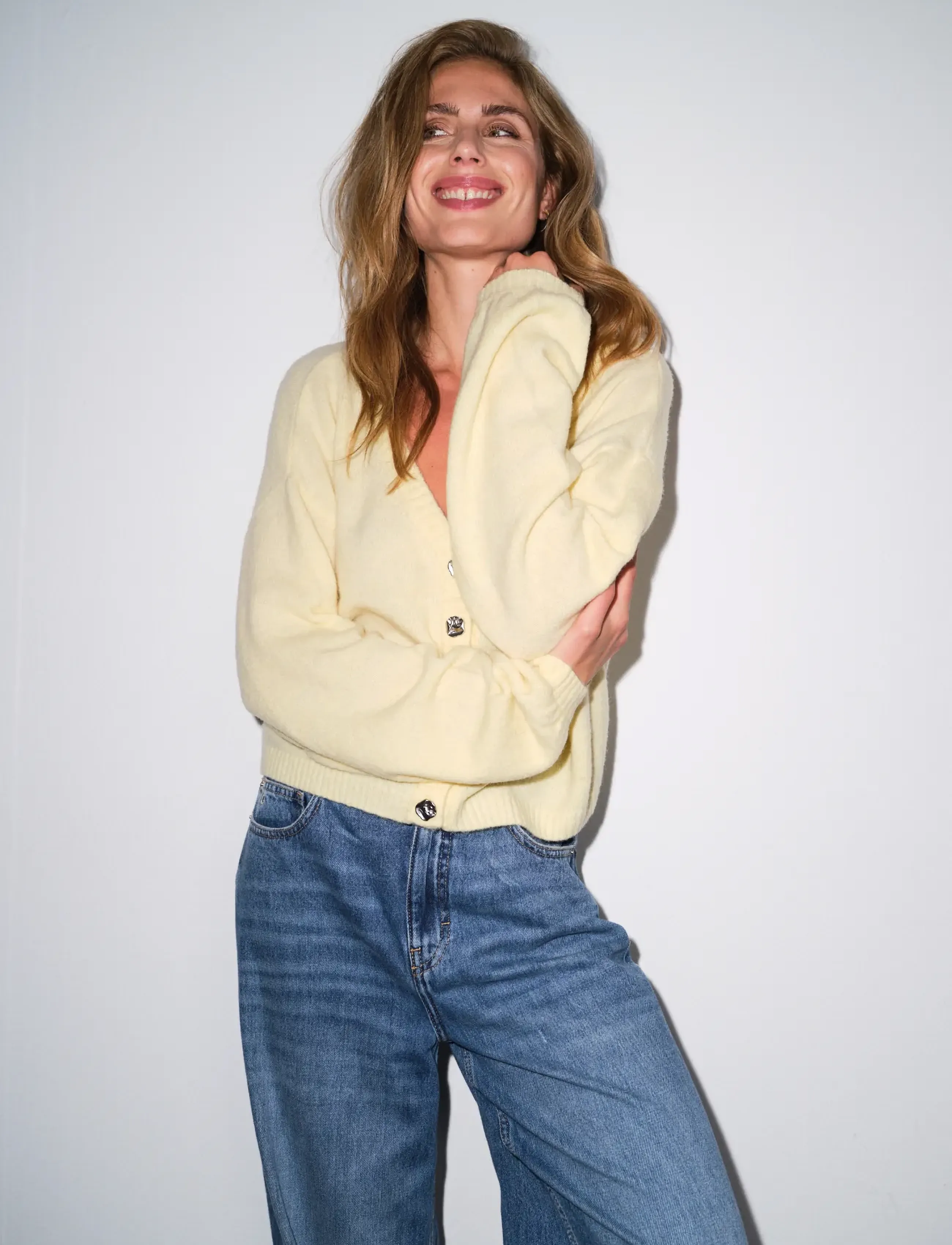 Gossia - RosieGO Cardigan - soft lemon - 4