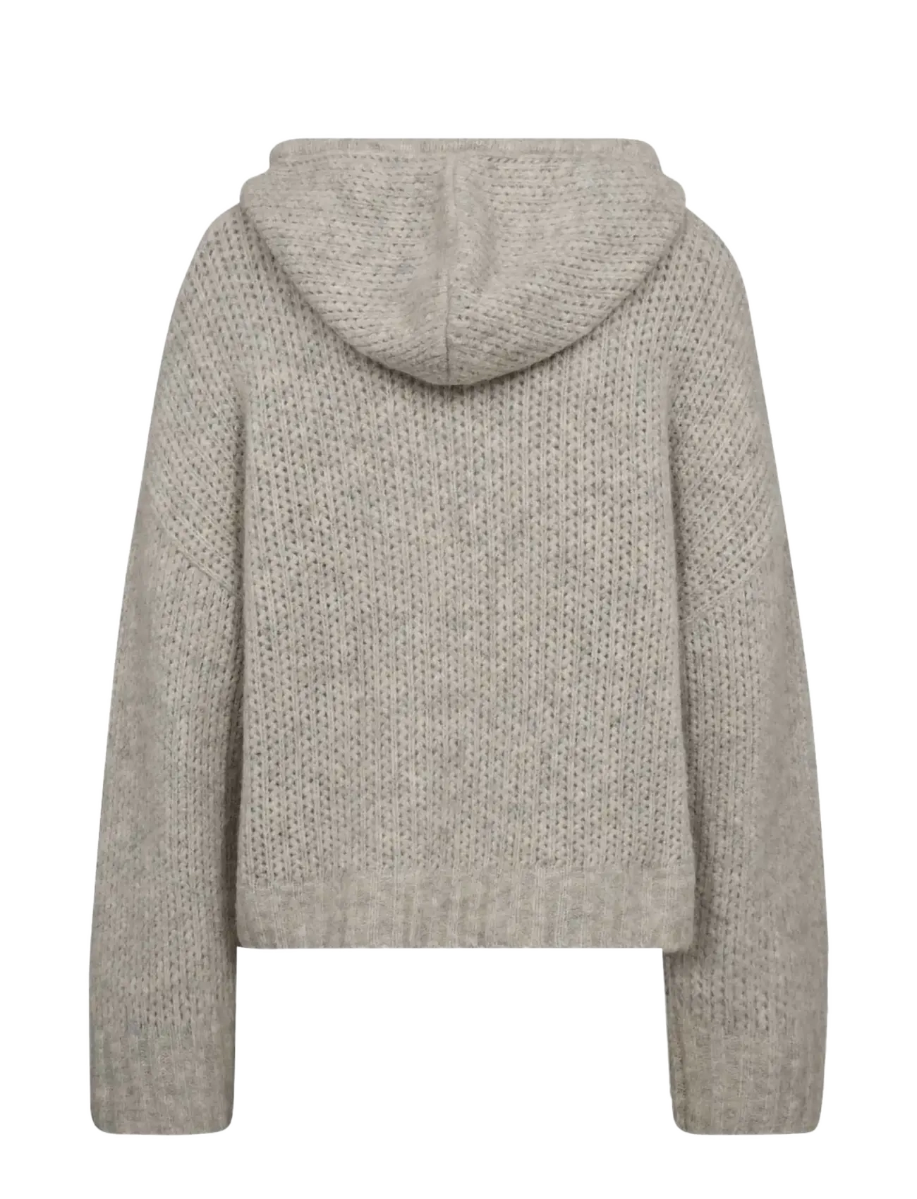 Gossia - SanaGO Hoodie Jumper - jumpers - light grey melange - 1
