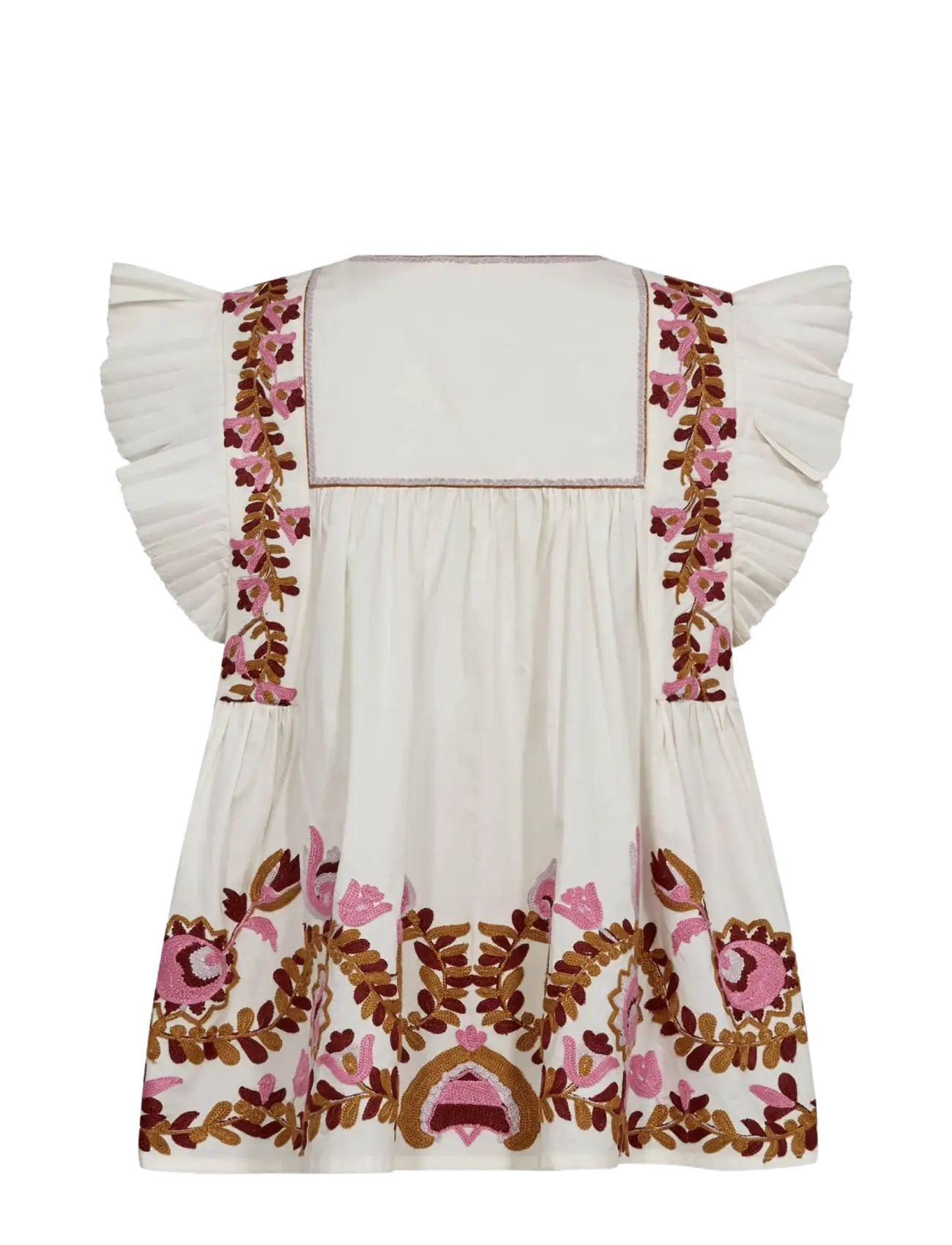 Gossia - ZarinaGO Blouse - short-sleeved blouses - off-white - 1