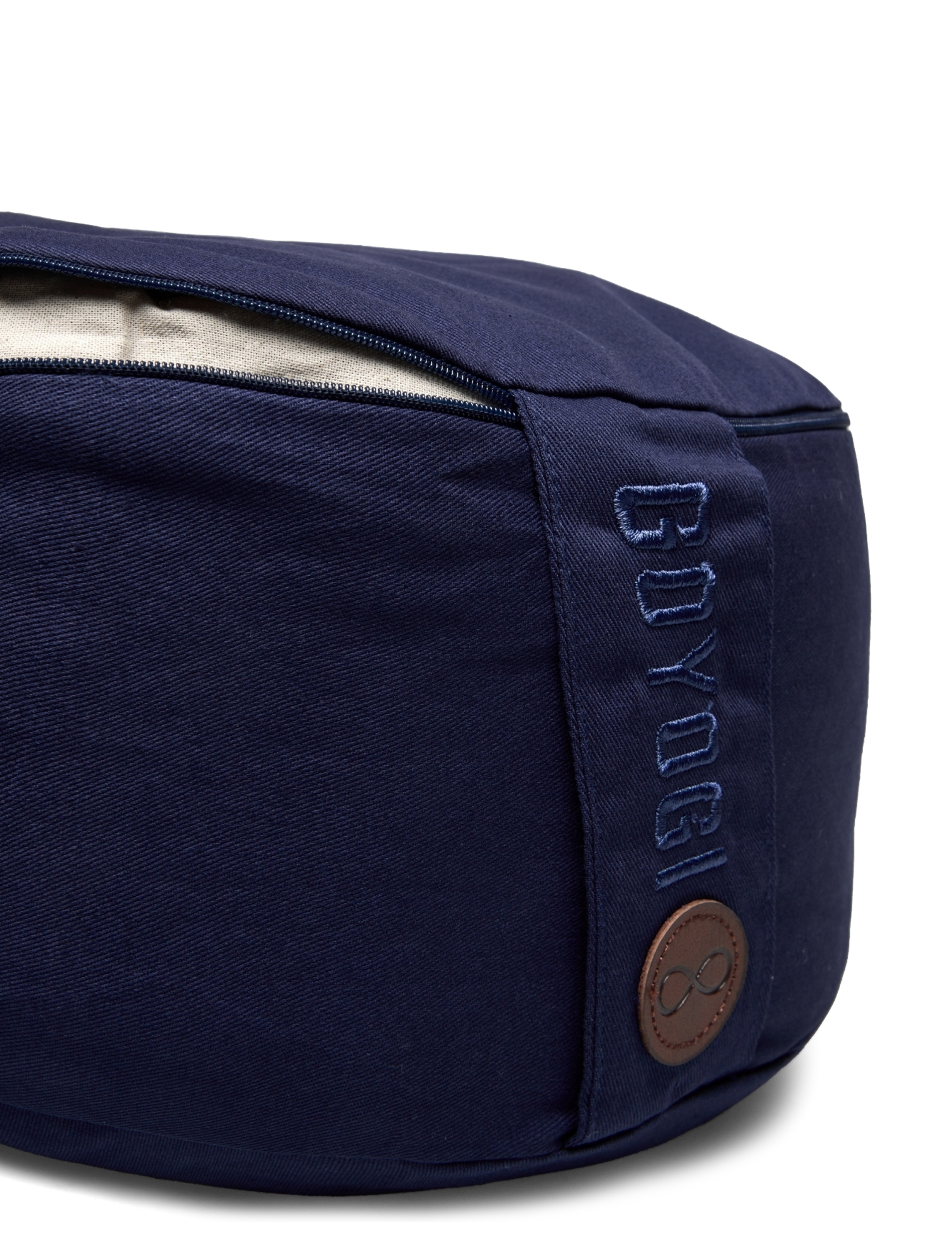 GOYOGI ApS - Calm Organic Cotton Round Meditation Cushion - dark blue - 1
