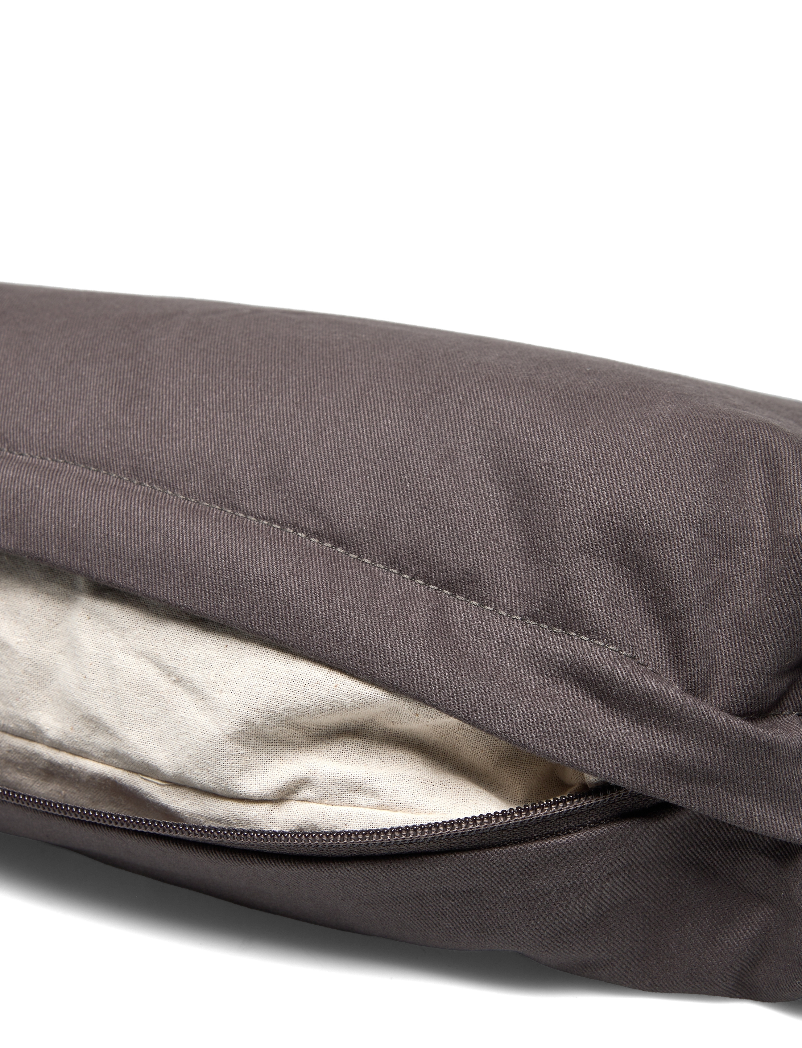 GOYOGI ApS - Calm Organic cotton Rectangular Yoga Bolster - dark grey - 3