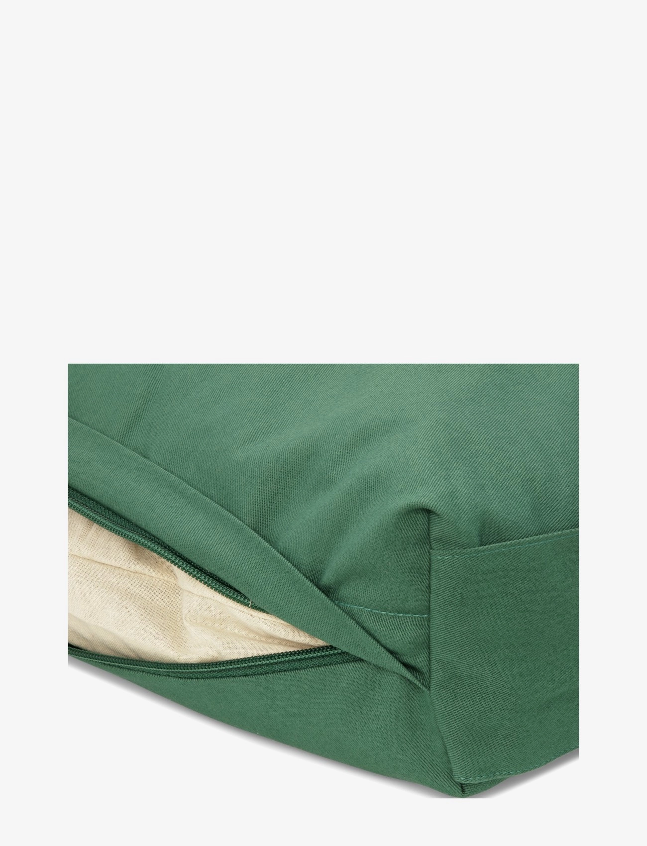 GOYOGI ApS - Calm Organic cotton Rectangular Yoga Bolster - dark green - 4