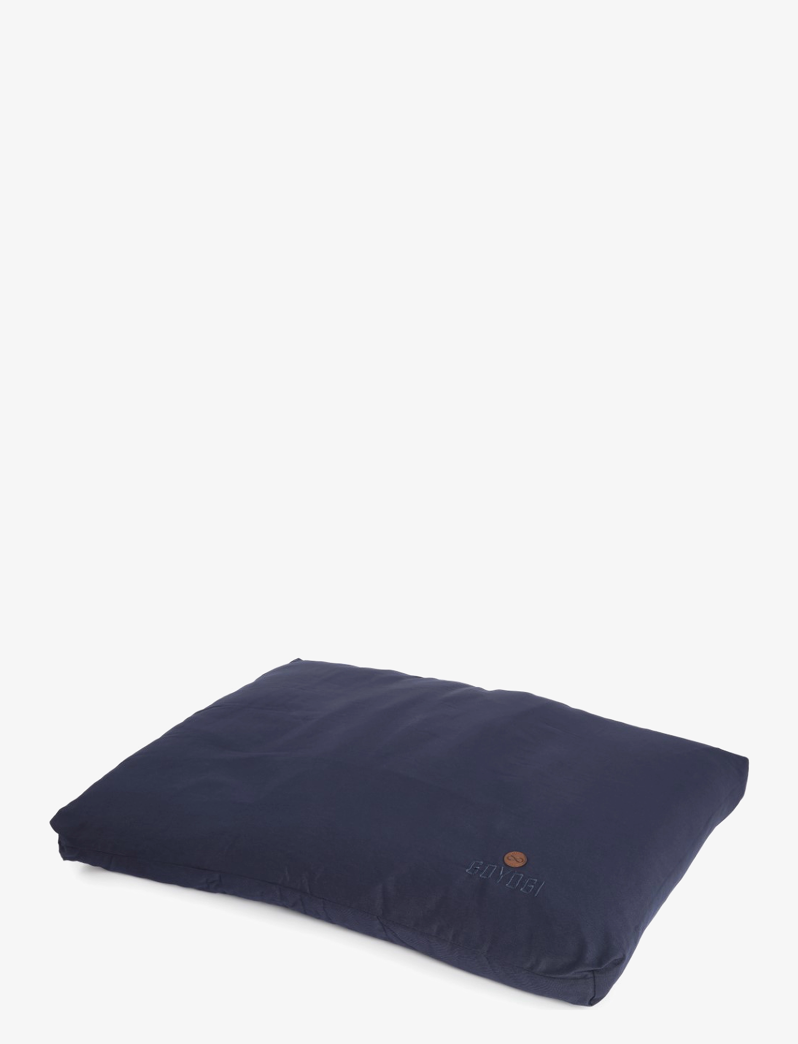 GOYOGI ApS - Calm Organic Cotton Zabuton Floor Cushion - dark blue - 0