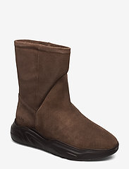 Gram - 558g boot walnut suede - flate ankelstøvletter - walnut - 0